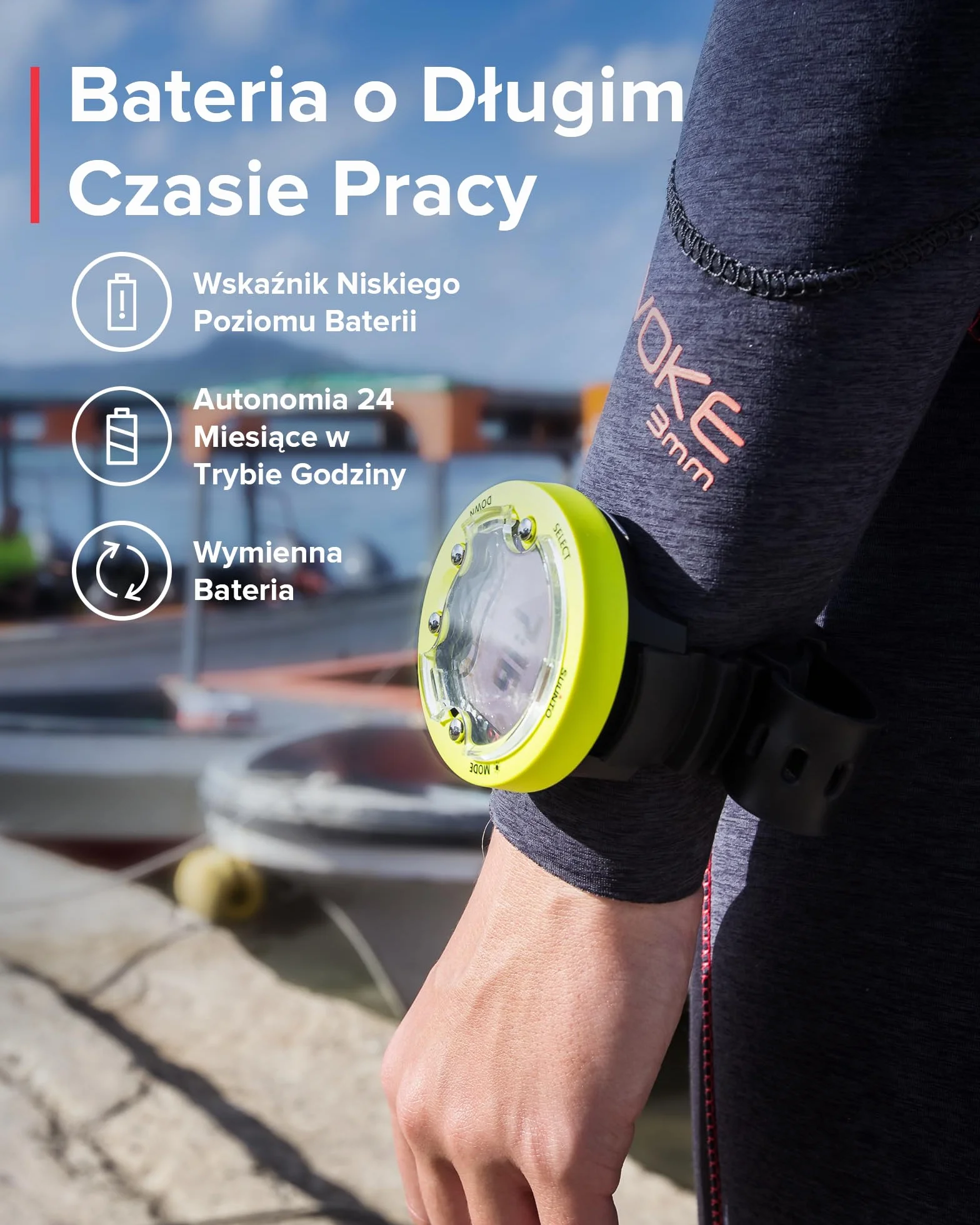 Suunto Dive Zoop Novo komputer nurkowy zielony