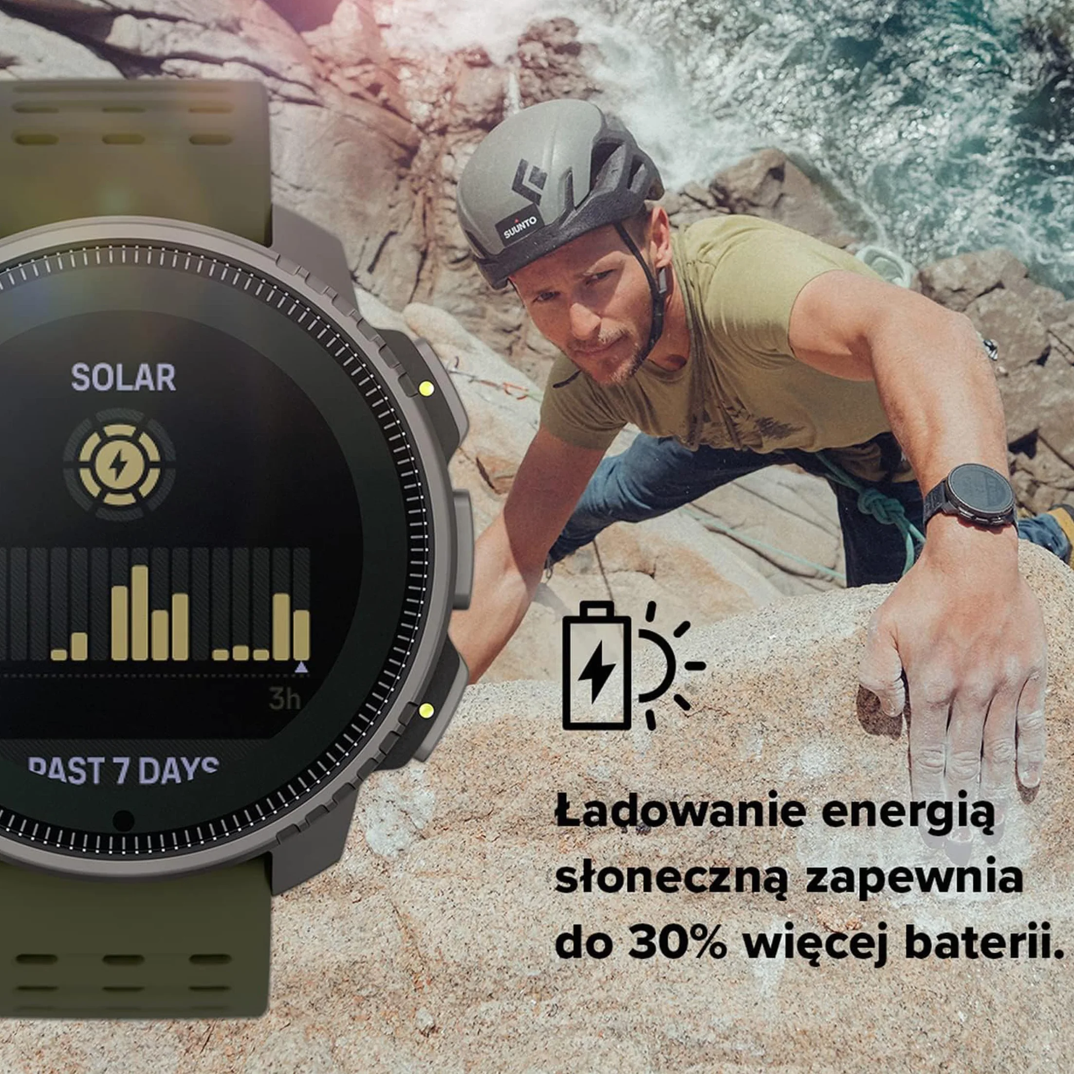 SUUNTO Vertical – Przygodowy zegarek GPS, monitor aktywności, dwupasmowy GNSS i mapy offline, obsługa ponad 95 dyscyplin sportowych, wskaźniki treningowe i analiza regeneracji.