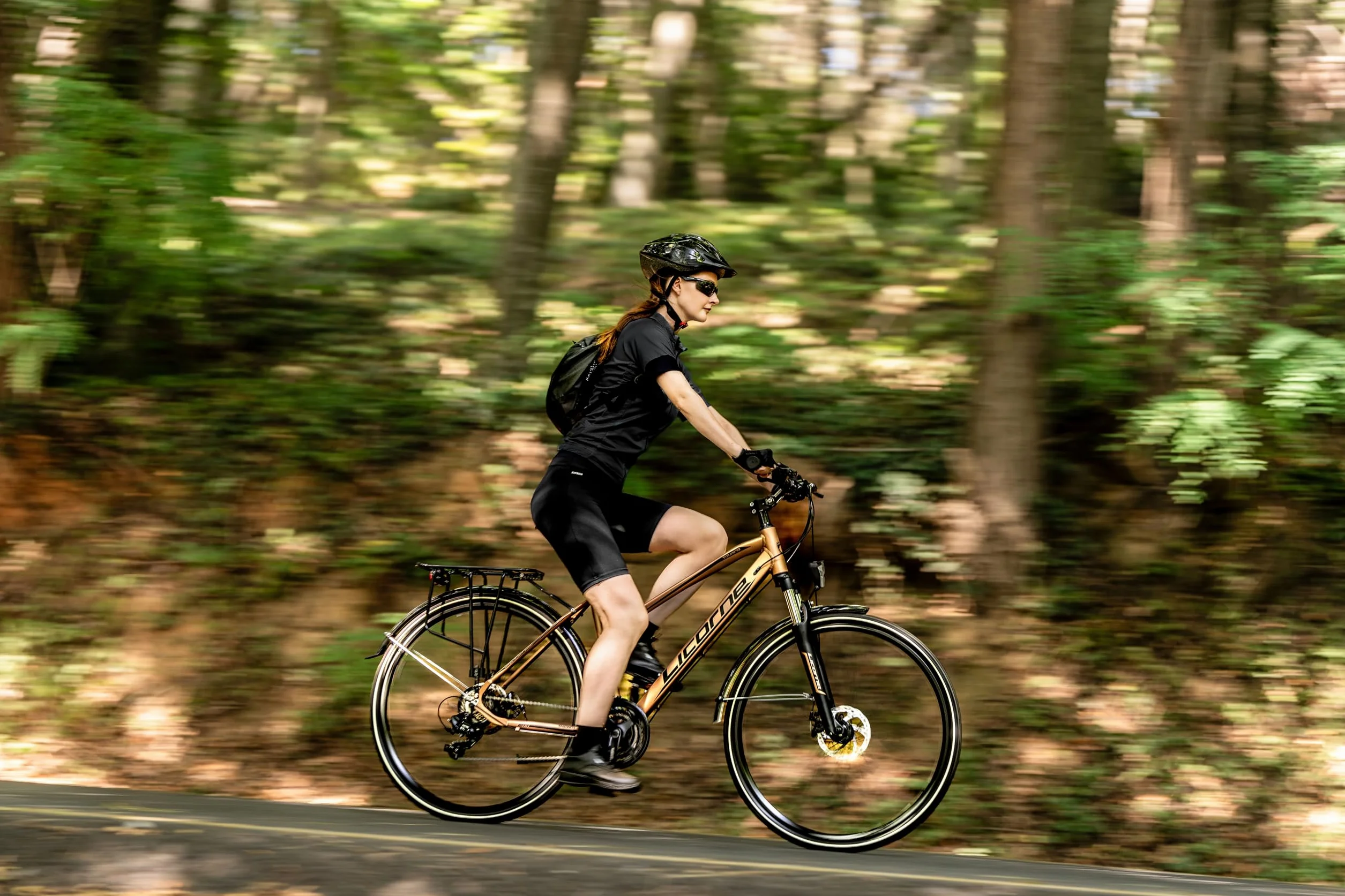 Licorne Bike Rower trekkingowy klasy premium, 28 cali, aluminiowe hamulce tarczowe, rower dla chłopców, dziewcząt, kobiet i mężczyzn, 21-biegowa przerzutka, rower górski