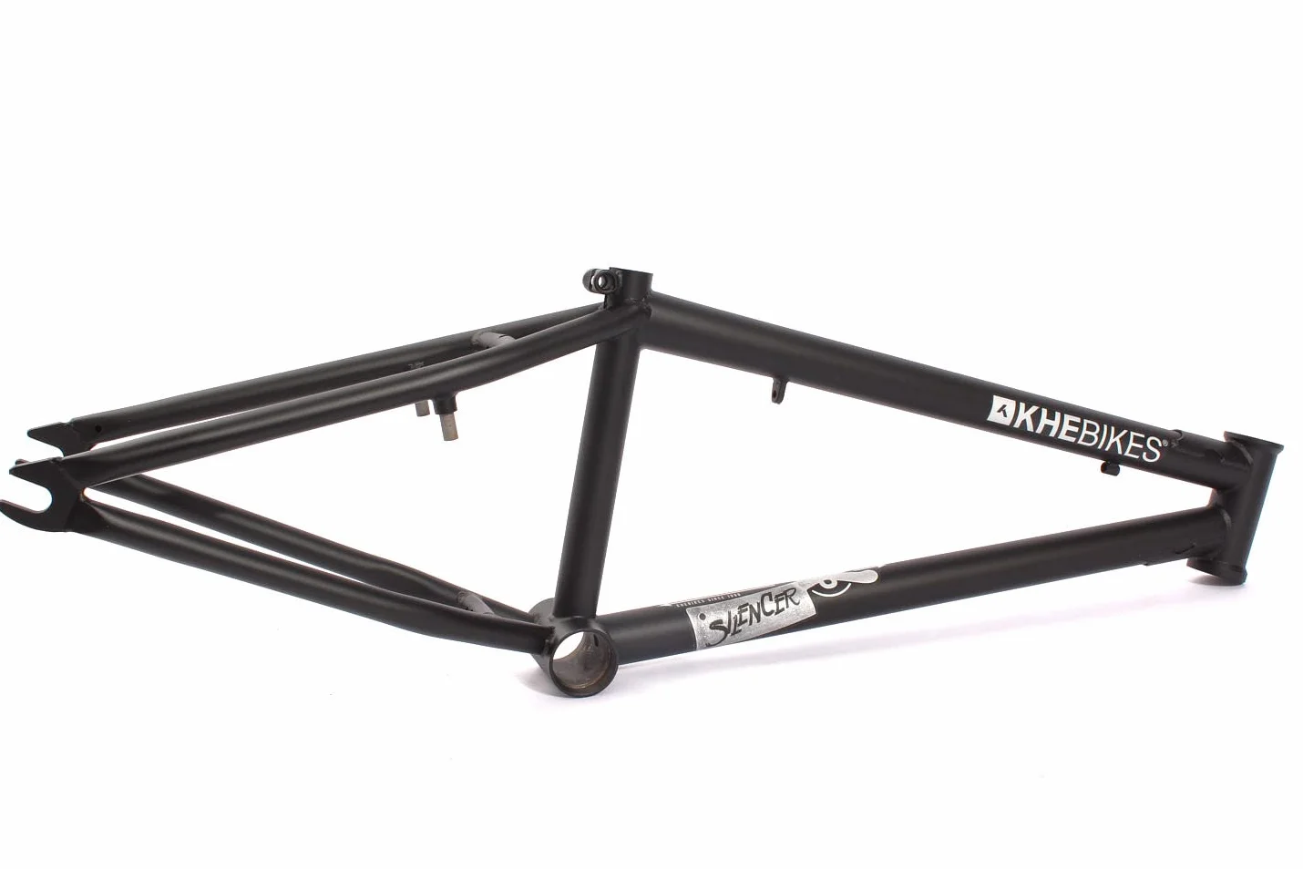 KHE BMX tłumik ramy LT 4130 CrMo 20 cali czarny matowy 20,6 cala 2,2 kg MID BB