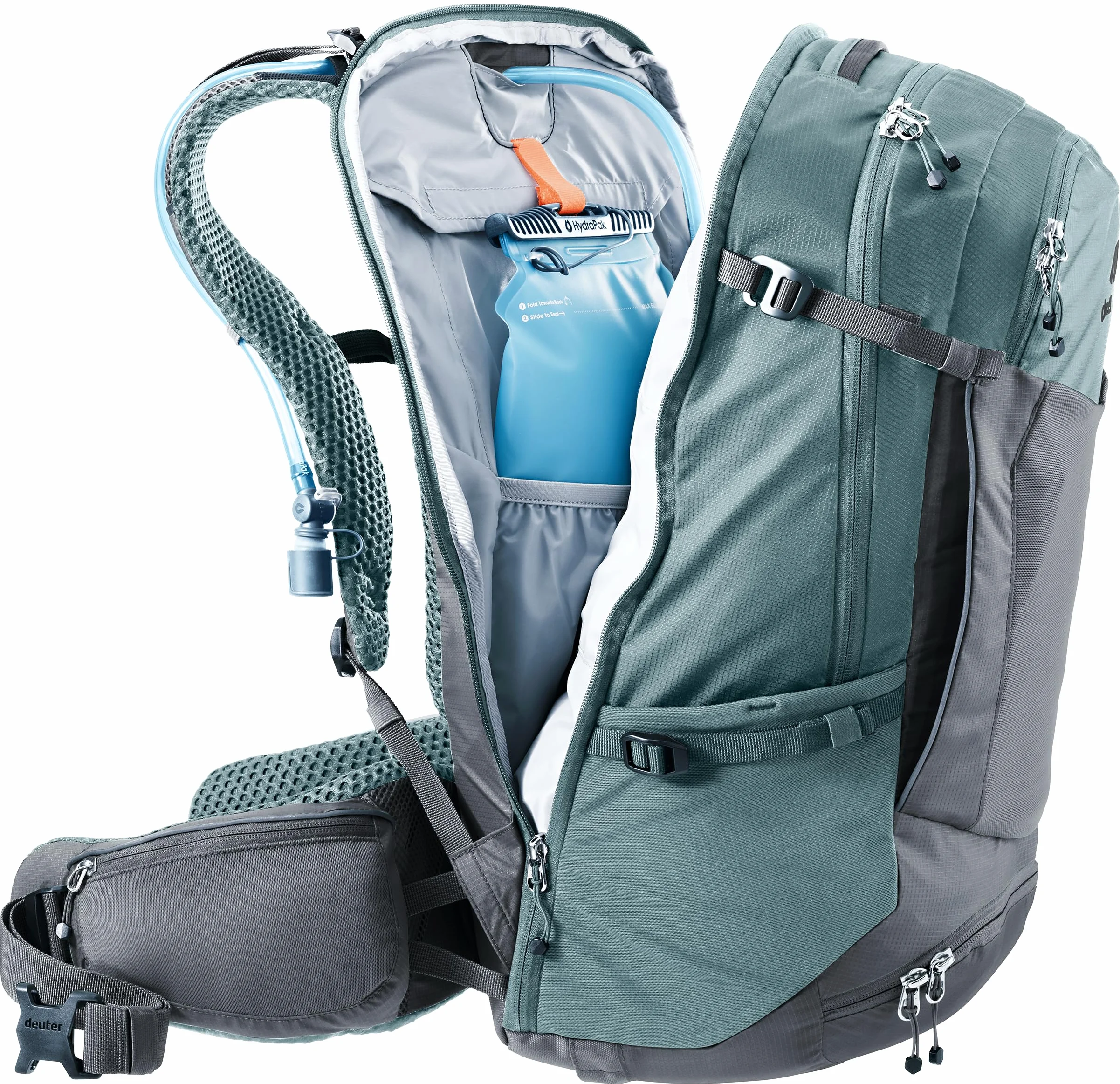 Deuter Trans Alpine Pro 28 Plecak rowerowy Męski, Wielokolorowy, 28 L, Minimalistyczny