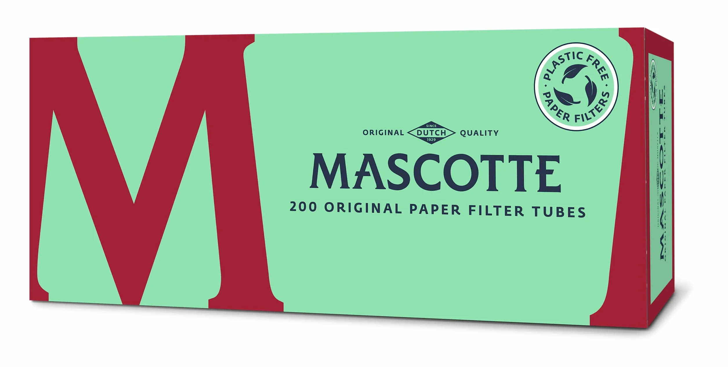 Mascotte® Oryginalne tubki do papierowych filtrów 8 mm, 200 x 5 kartonów, bez plastiku tulejki do nabijania papierosów, perforowane tulejki filtracyjne, 1000 tulejek
