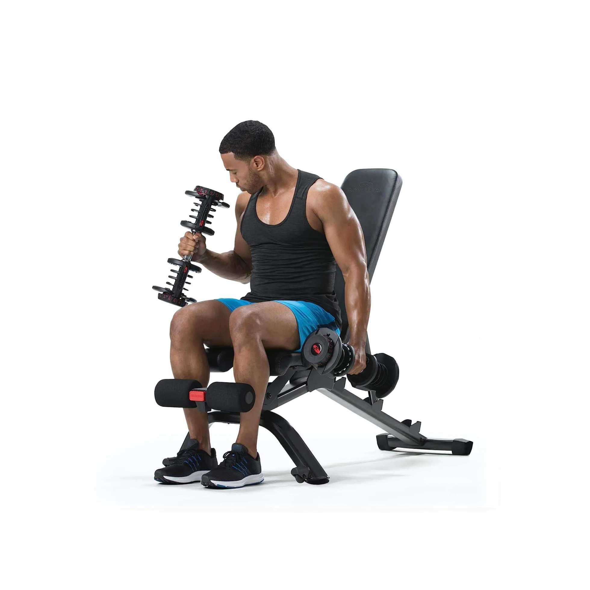 Bowflex Unisex Adult 3.1S regulowana ławka do podnoszenia ciężarów, czarna, jeden rozmiar
