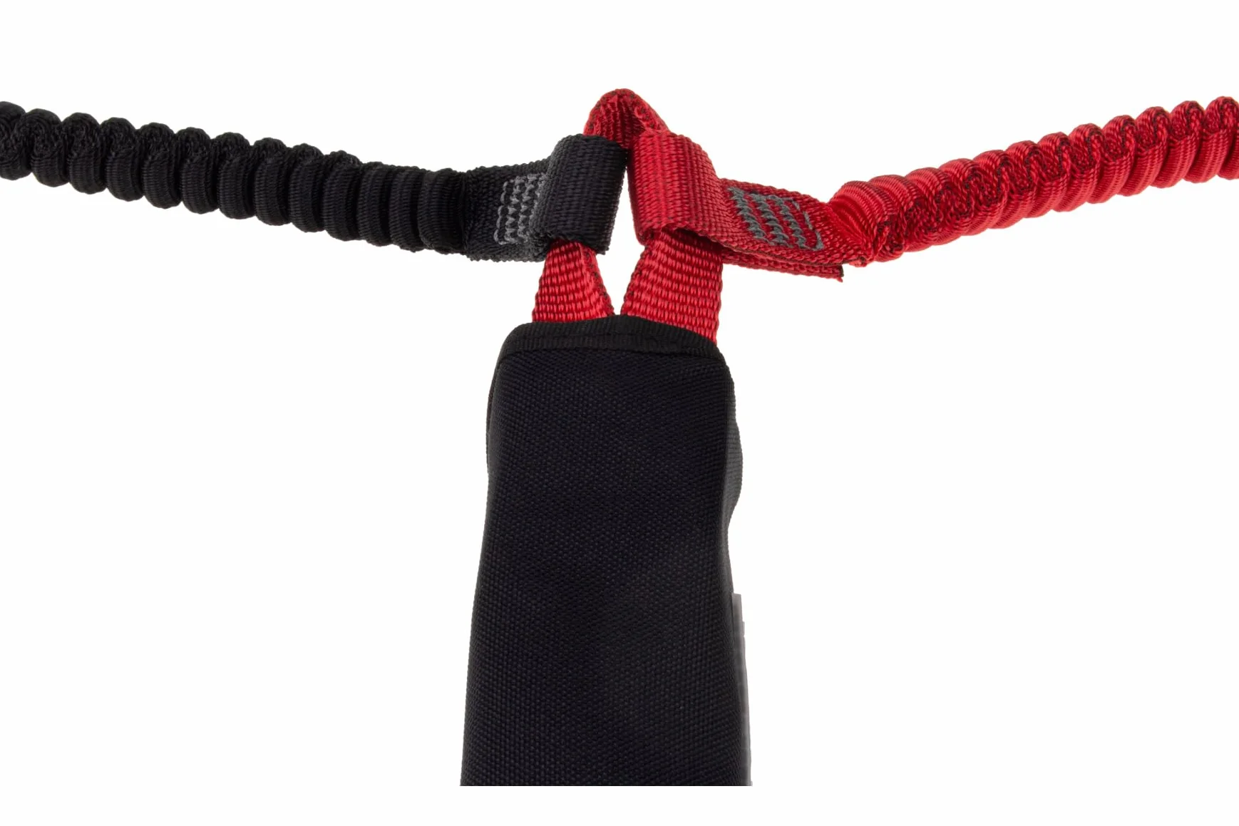 SUMMIT LIGHT Xi1 Klettersteig-Set, Sonderedition ohne Metallrastpunkt, inkl. 2x Summit Light Karabiner (1x Rot & 1x Schwarz)