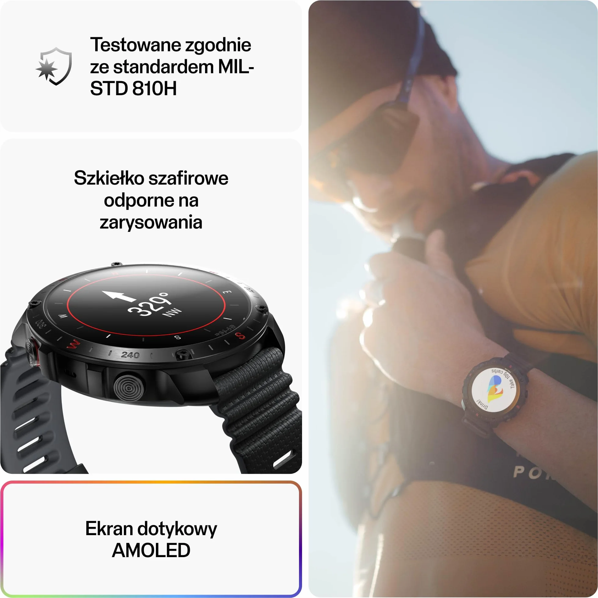 Polar Grit X2 Pro GPS klasy premium wytrzymały zegarek outdoorowy zaawansowana nawigacja sensor tętna