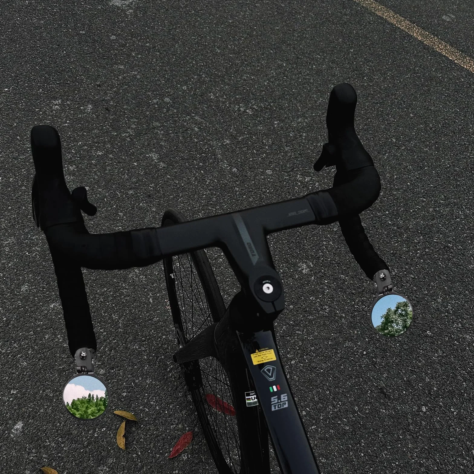 Lusterka rowerowe Rowerowe Obrót HD 360° Regulowane lusterko wsteczne do rowerów górskich i szosowych Universal lewe i prawe