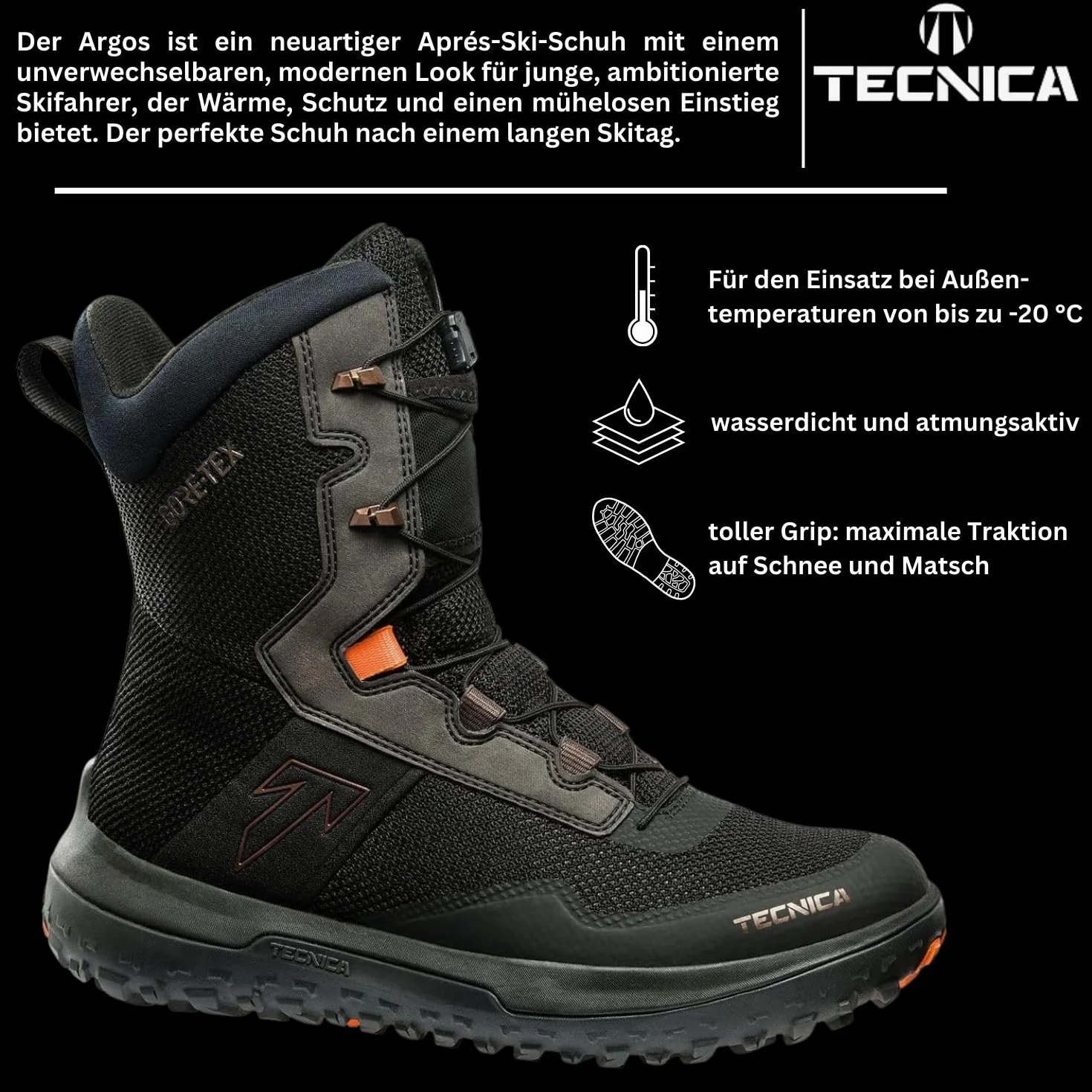 Moon Boot Tecnica Argos GTX męskie buty zimowe