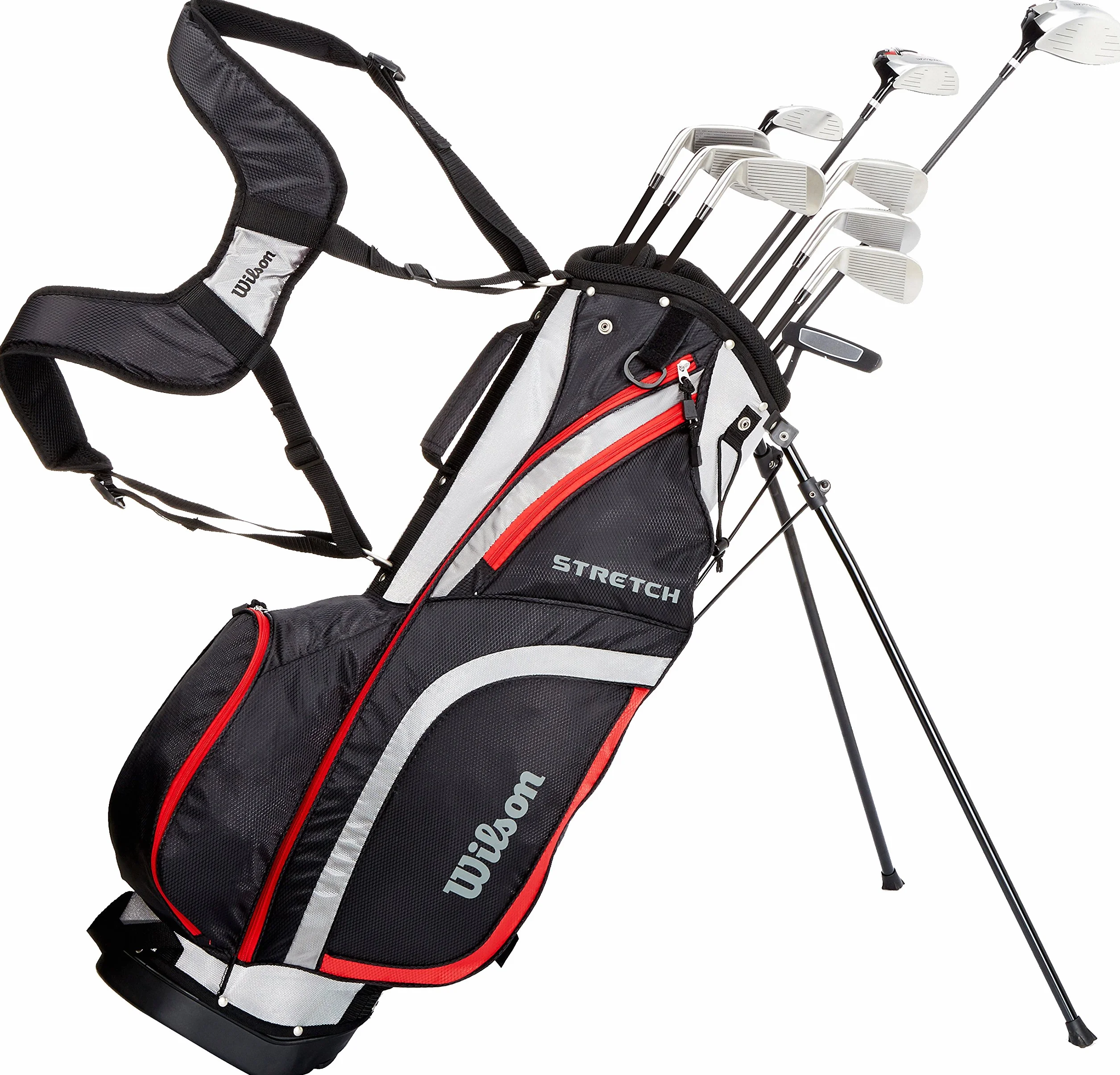 Wilson zestaw klubów golfowych 10 klubów ze stójką