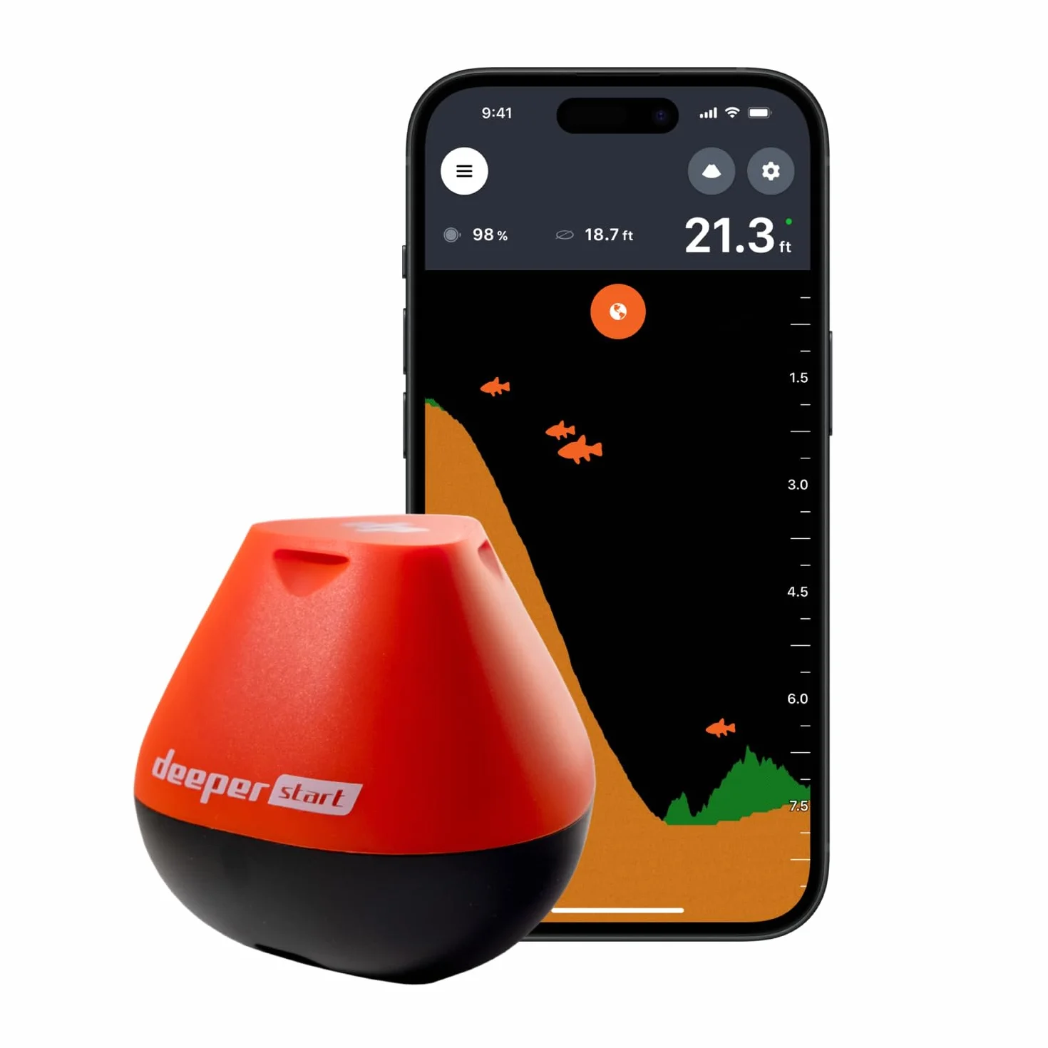 Deeper Start Smart lokalizator ryb bezprzewodowy W-LAN