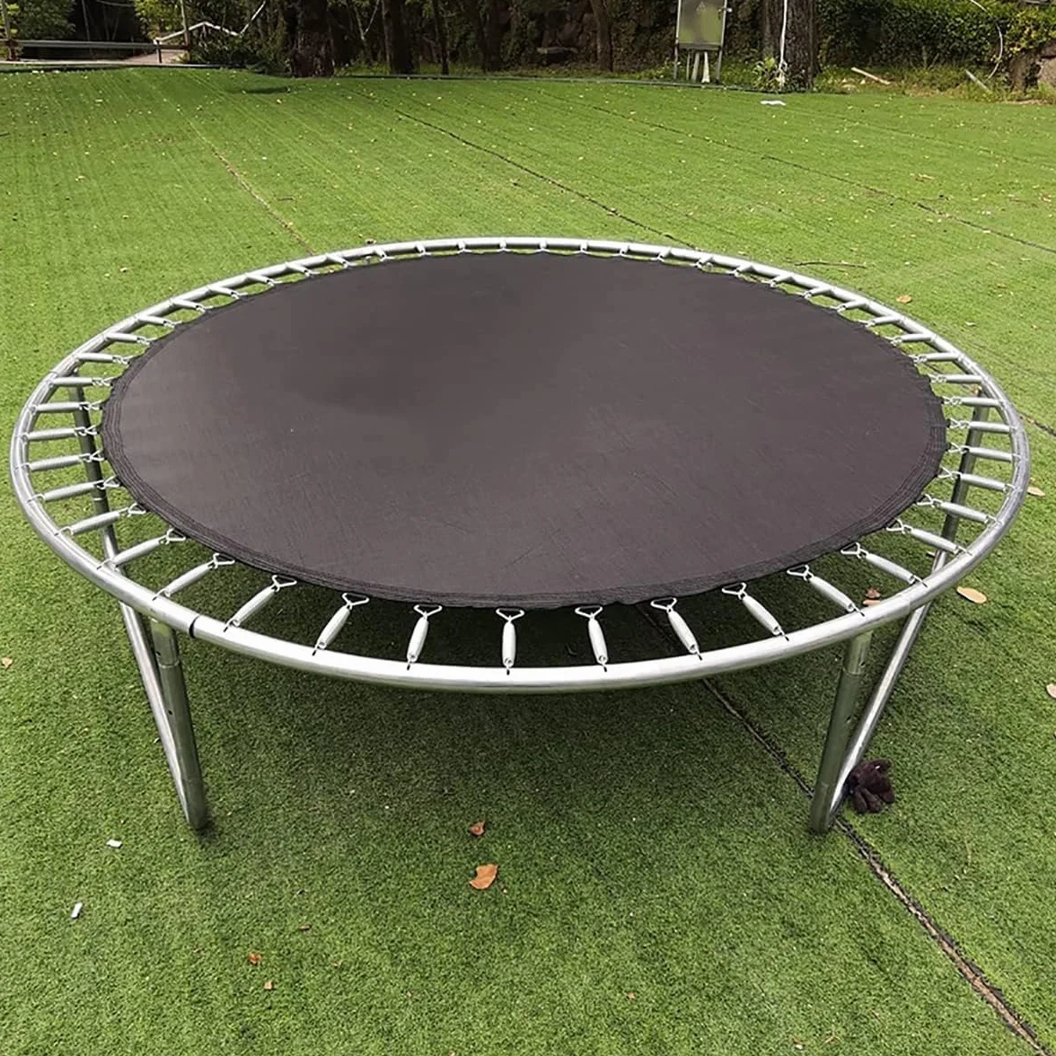 Okrągły materac do trampoliny, mata do skakania na zewnątrz Siatkowa rozciągliwa tkanina PP Jump Pad do domowych akcesoriów do trampolin(16FT)