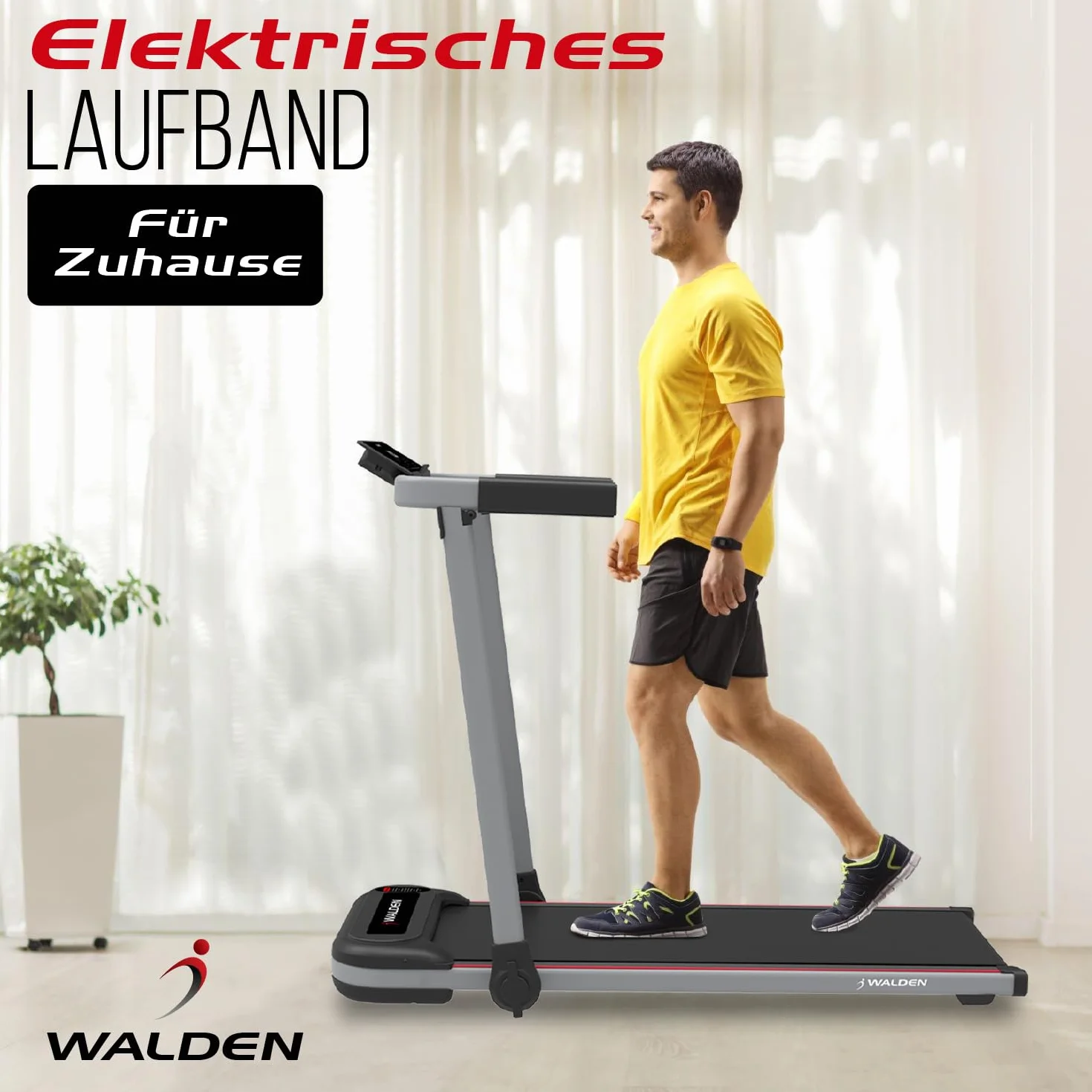 Bieżnia elektryczna składana F2800DE 1-2,5 KM 12 programów LCD 1-10 km/h