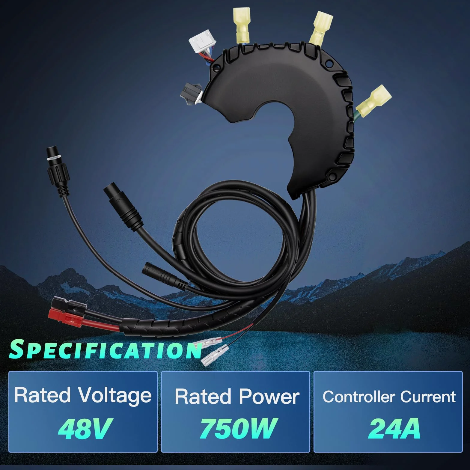 Bafang Kontroler do BBS01B BBS02B BBS HD, 36 V, 250 W, 350 W, 500 W, 48 V, 750 W, 1000 W, 52 V, 1000 W, do E-Bike Mid Drive Conversion Kit Latest Model