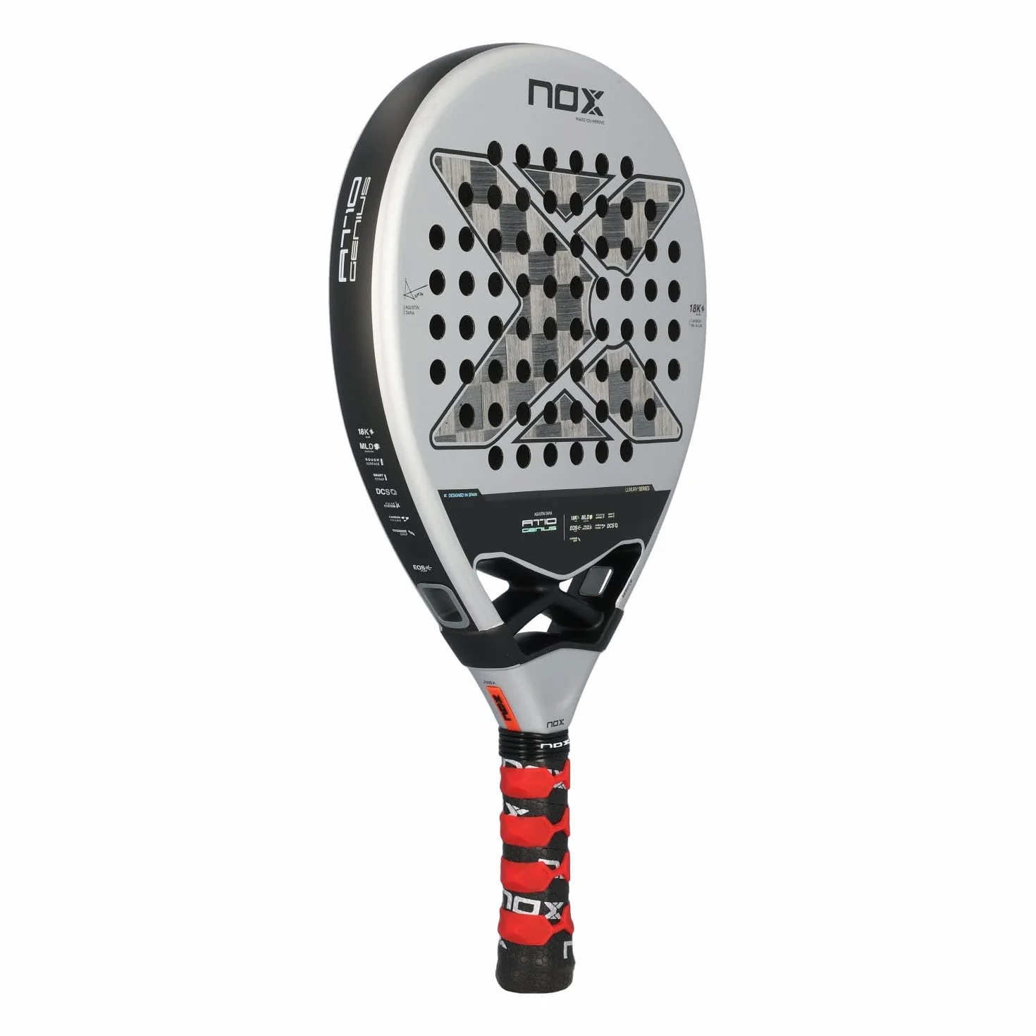 NOX NOX At10 Genius 18k By Agustin Tapia Padel Rakieta 360-375 gr