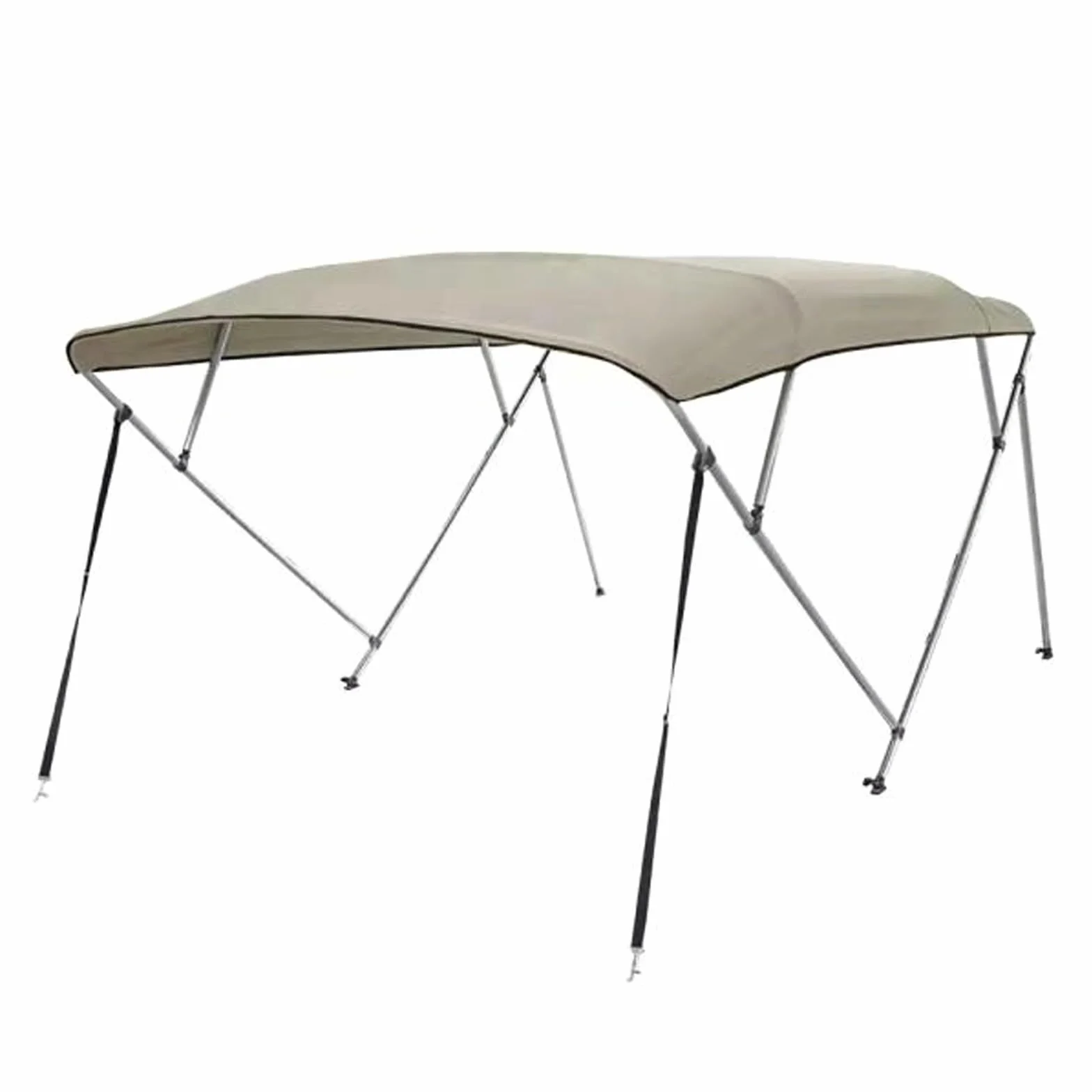 Bimini Top na łódź, baldachim przeciwsłoneczny, ochrona przed promieniowaniem UV i deszczem, tkanina Oxford 600D, odpowiednia do szerokiej gamy naczyń (150-170 cm)