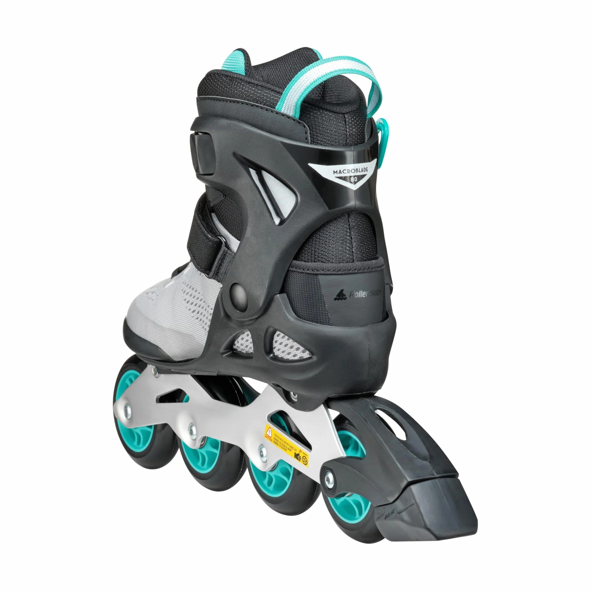 Rollerblade MACROBLADE 80 W damskie łyżworolki dla początkujących szare koralowe