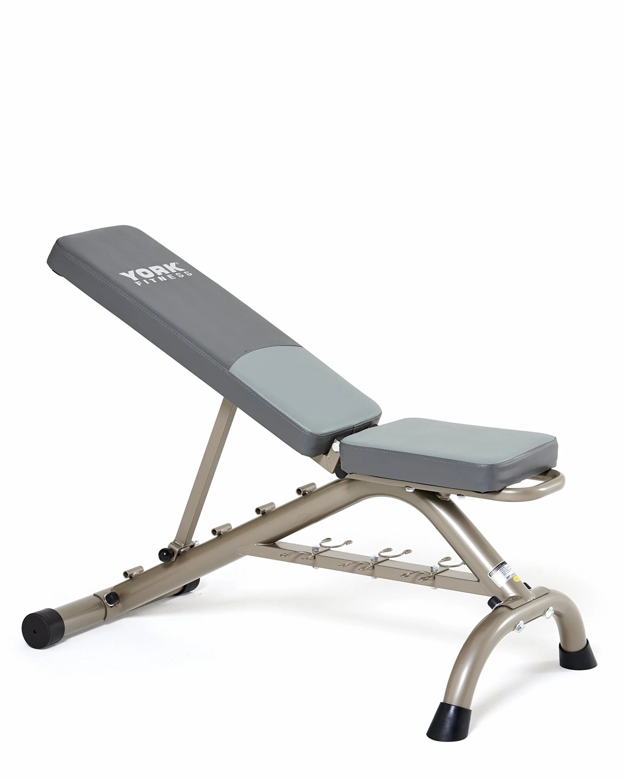 York Fitness 5-osobowa prasa na ławkę regulowana składana ławka treningowa do ciężarów