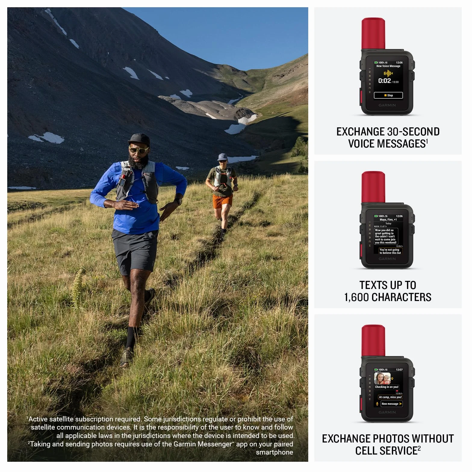 Garmin inReach Mini 3 Plus Komunikator Satelitarny GPS SOS Ekran Dotykowy LCD 1,9" Bateria 350h