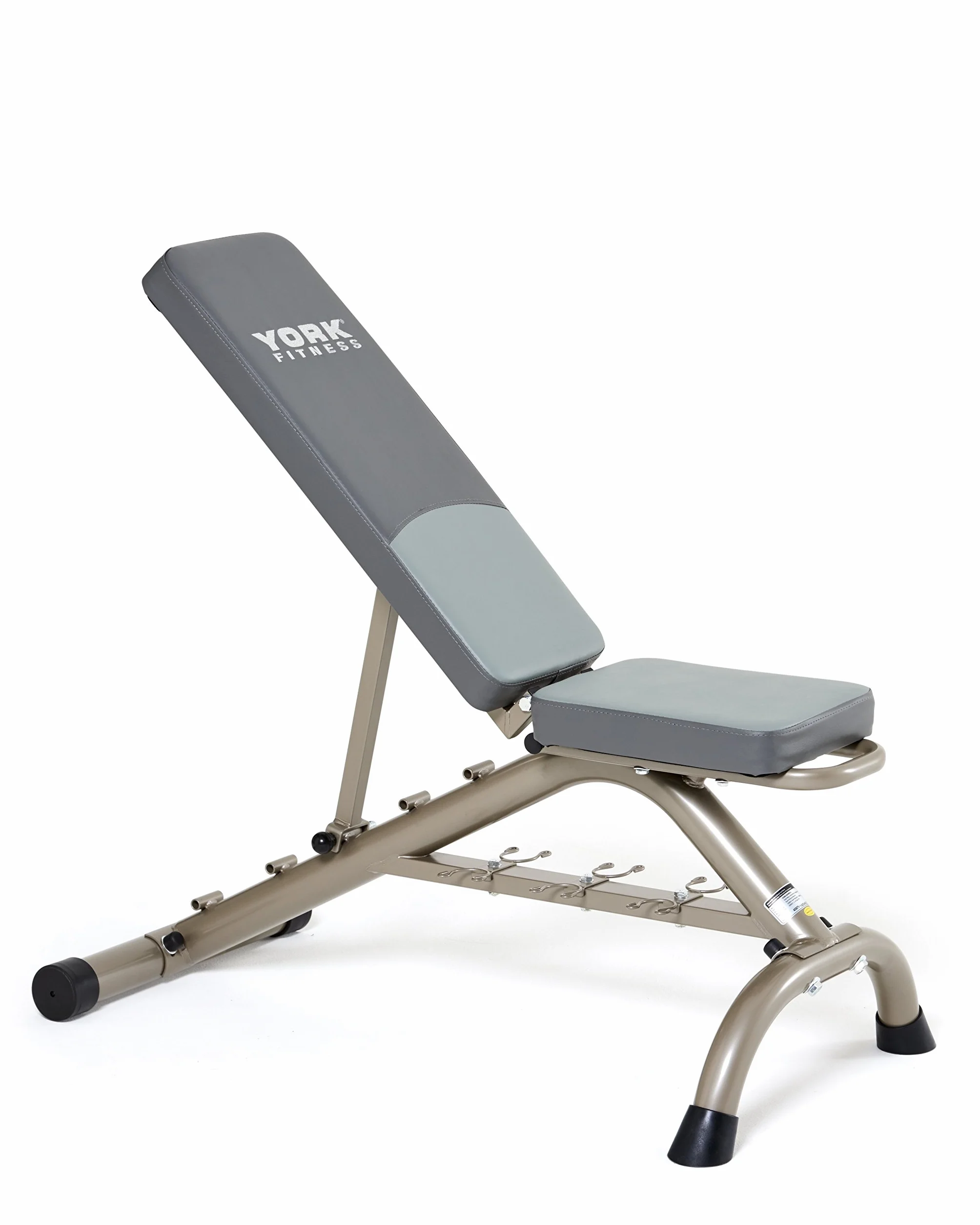 York Fitness 5-osobowa prasa na ławkę regulowana składana ławka treningowa do ciężarów