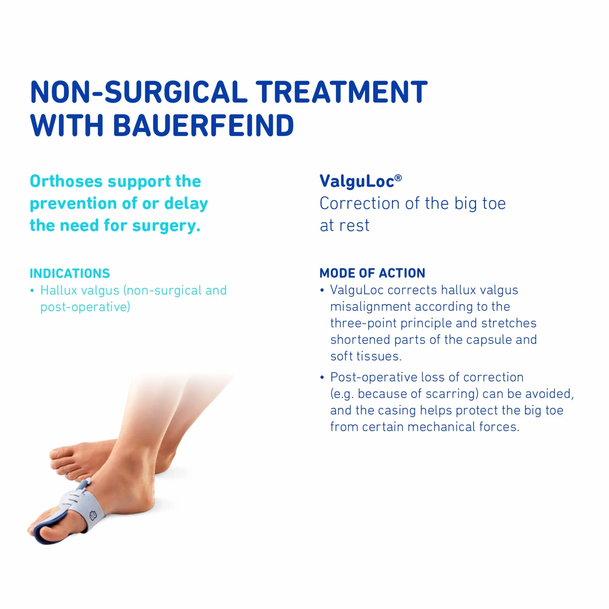 Bauerfeind ValguLoc Bunion Splint – Rozmiar lewa