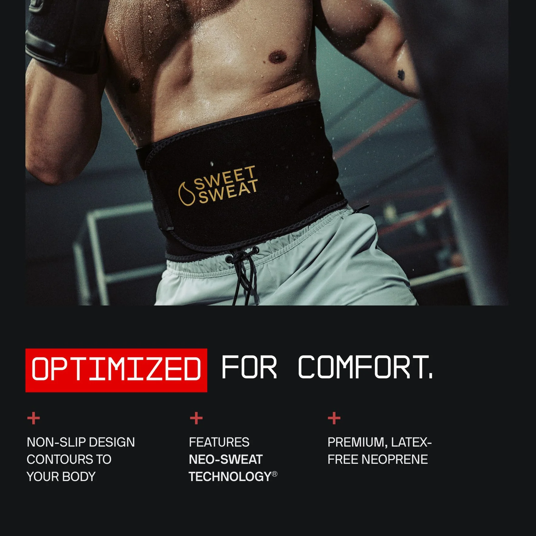 Sports Research Sweet Sweat trymer do talii różowy