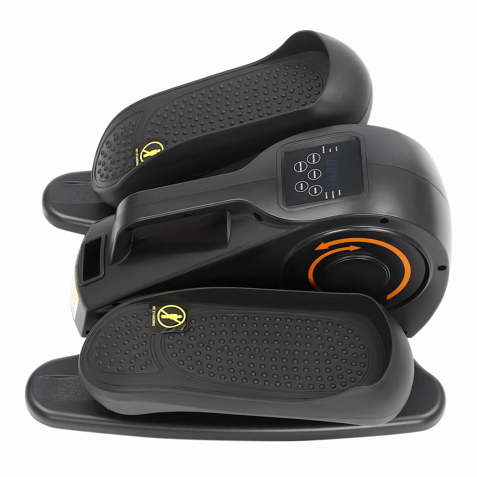Mini trener nóg pod biurko 50 W regulowana prędkość ekran LED pilot zdalnego sterowania antypoślizgowe pedały