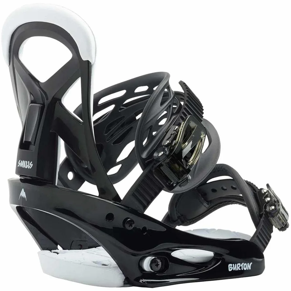 Burton Uniseks młodzieżowe S wiązanie snowboardowe, czarne, L