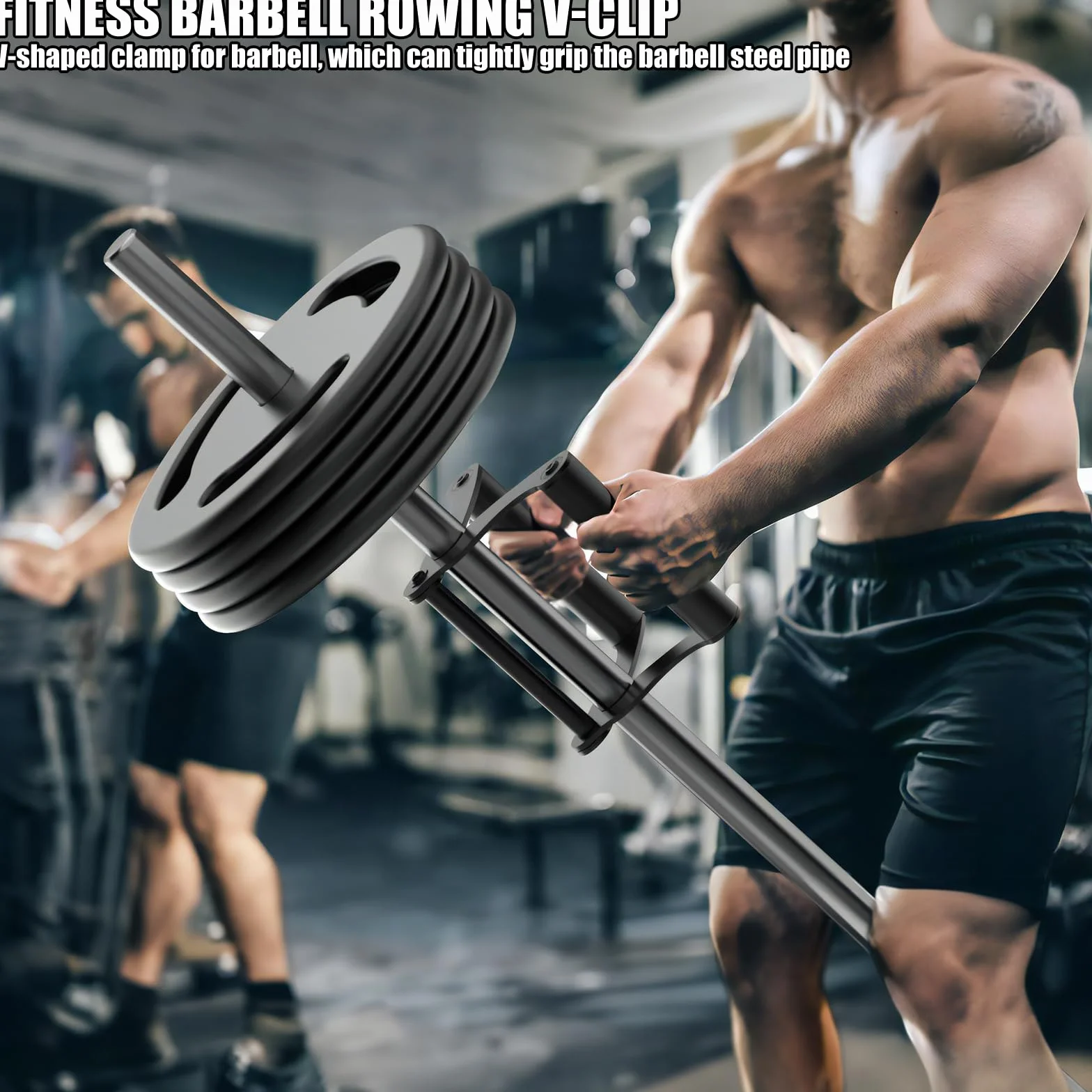 Lewufe Nasadka do sztangi Landmine Handle V Bar 1'' 5.1 cm platforma mocowania miny do treningu siłowego antypoślizgowa guma