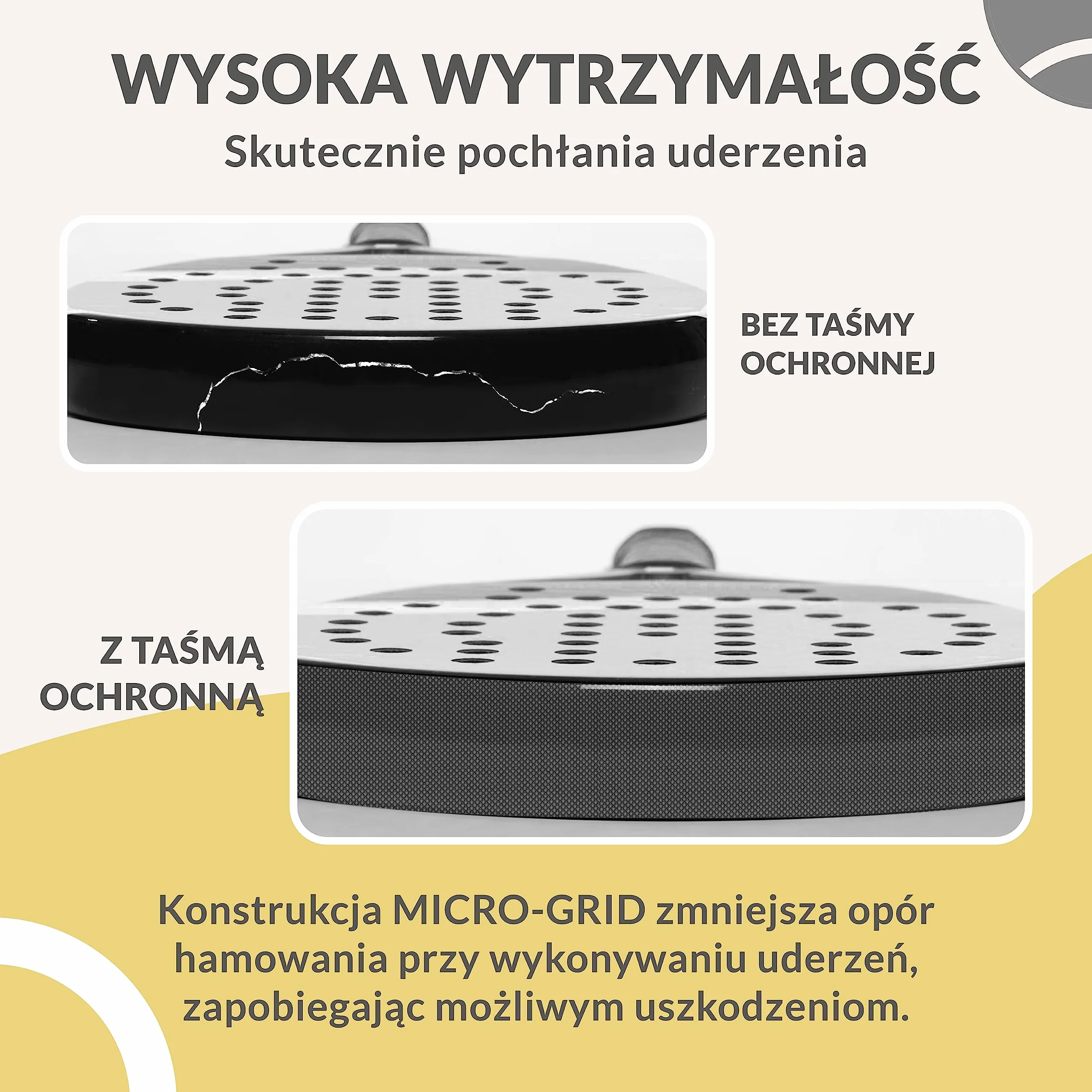 Palbea Przezroczysta Taśma Ochronna na Rakietę do Padla. Ustawić 1/2/3/5 Szt. Lekki i Wytrzymały Ochraniacz na Rakietkę do Padla. Mocna Taśma Ochraniająca Sprzęt Sportowy. Łatwa Instalacja - 35x370mm