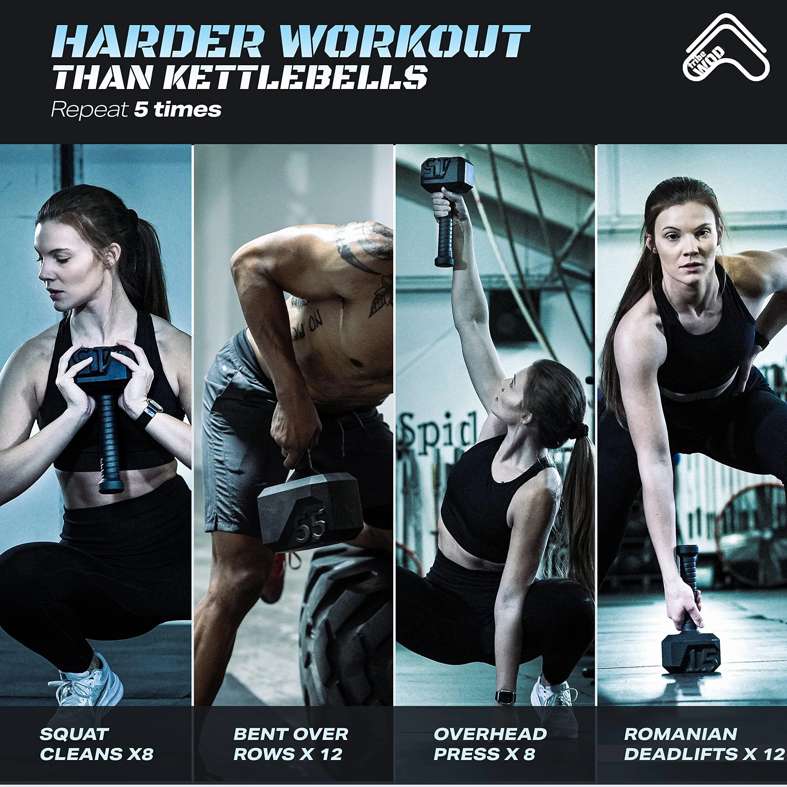 Tribe Hammer Kettlebell 7 kg do treningu crossowego