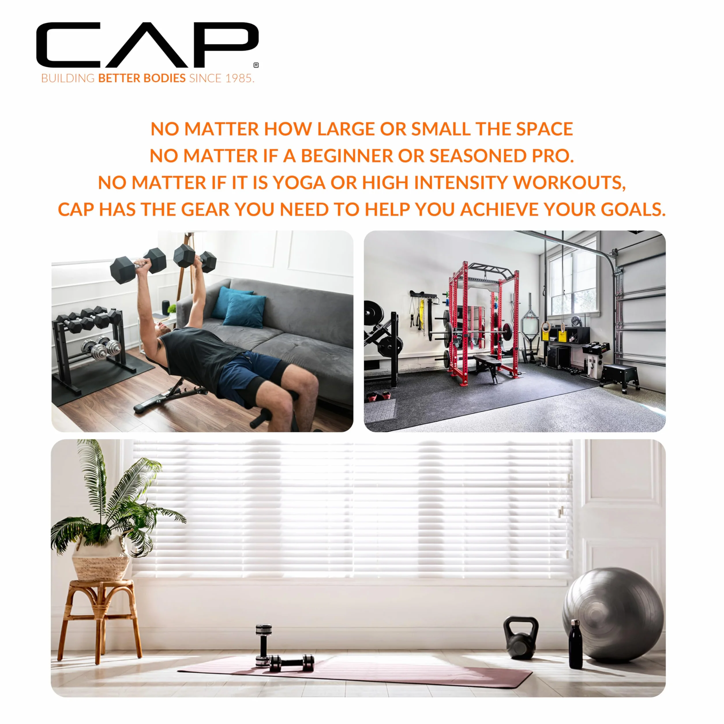 Cap Barbell Stojak do przechowywania hantli i kettlebell