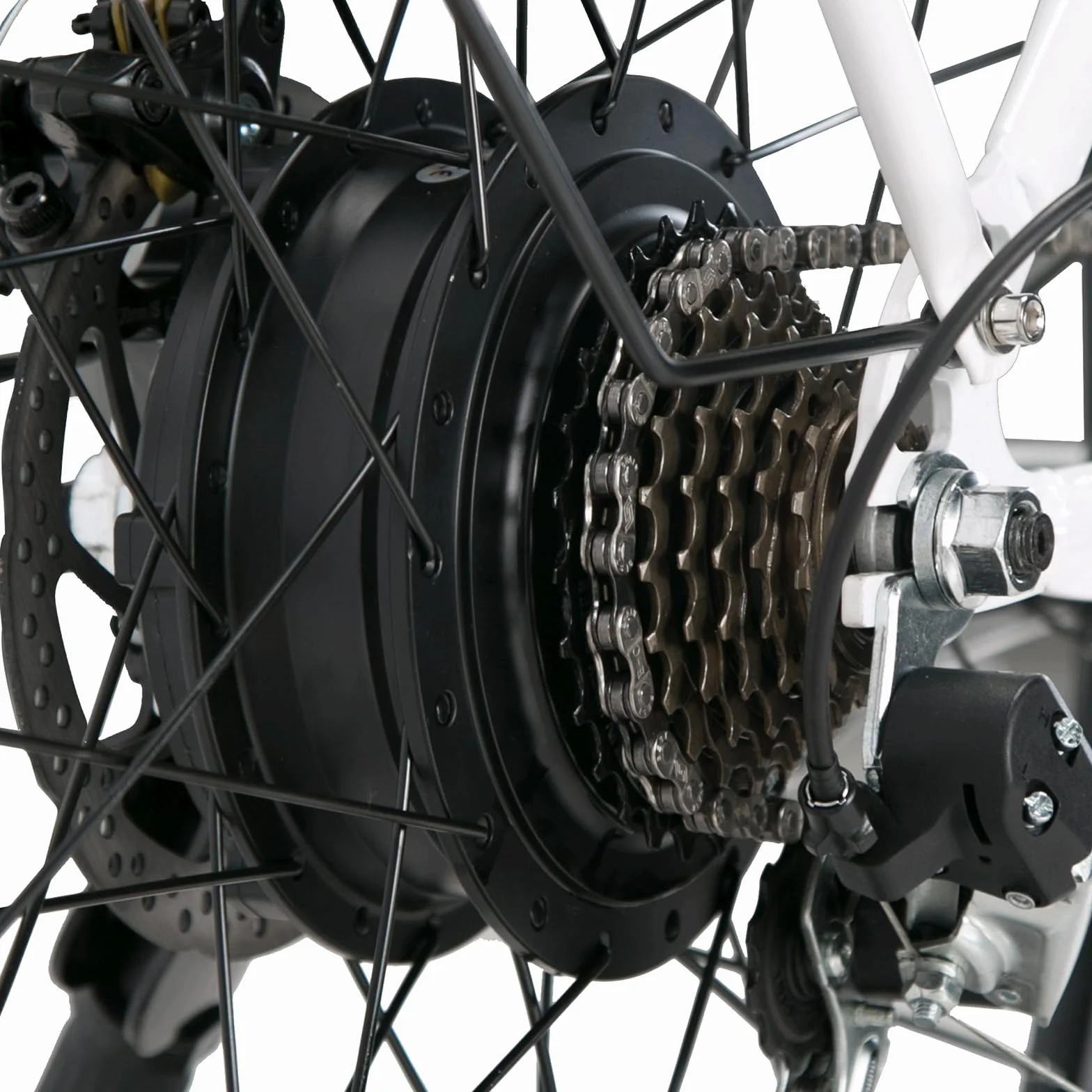 Rower elektryczny damski 26 cali miejski 250 W 25 km/h E-Bike City bateria 360 Wh hamulec tarczowy