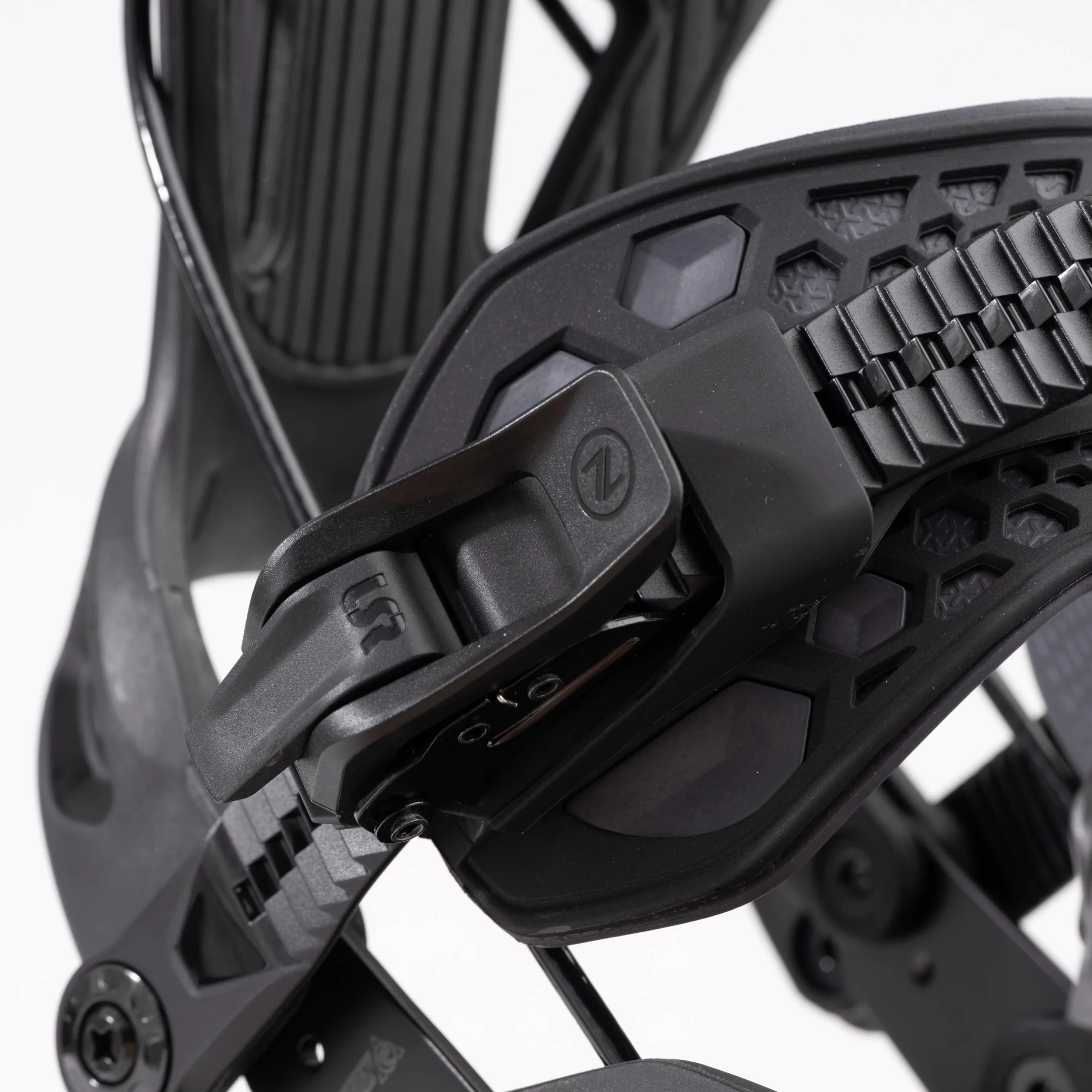 Nidecker Flow Fuse Snowboard Bindings Speed-Entry Fusion PowerStrap Glass Filled Nylonowa Płyta Bazowa