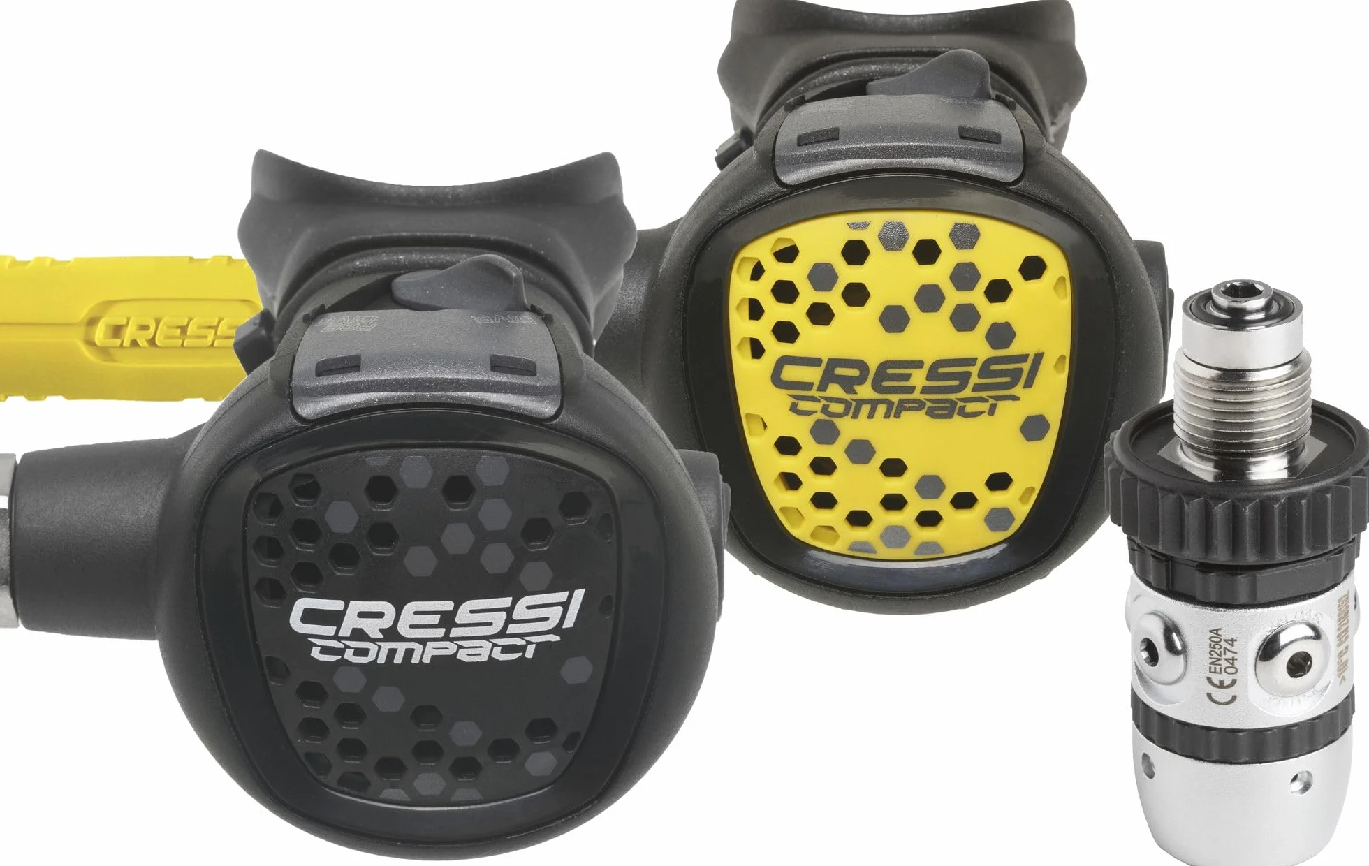 Cressi AC2 / Compact & Octopus XS - zestaw regulatora nurkowania wysokiej jakości