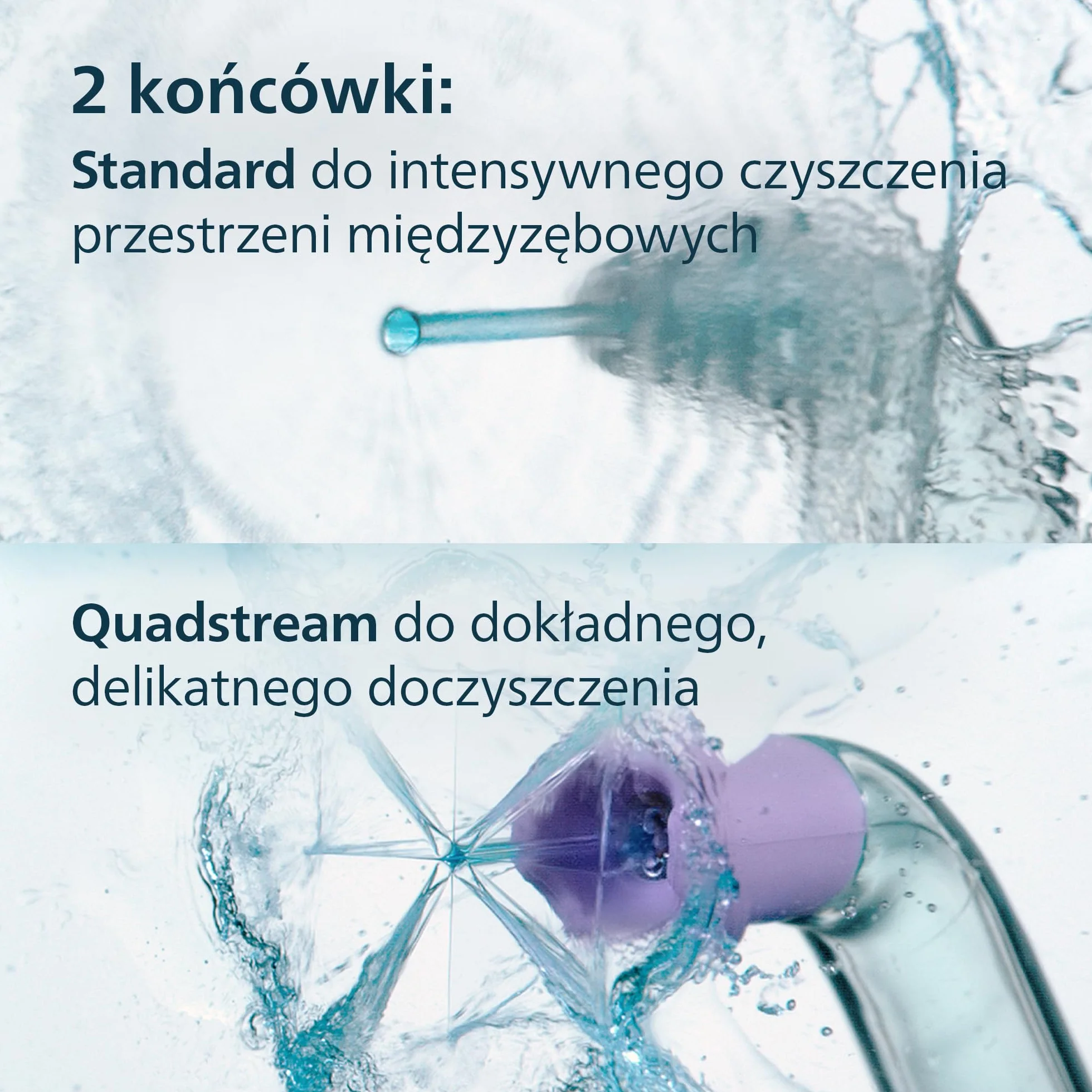 Philips Sonicare Power Flosser 3000 Bezprzewodowy irygator do jamy ustnej, irygator do zębów, dziąseł i higieny jamy ustnej, białym (model HX3826/31)