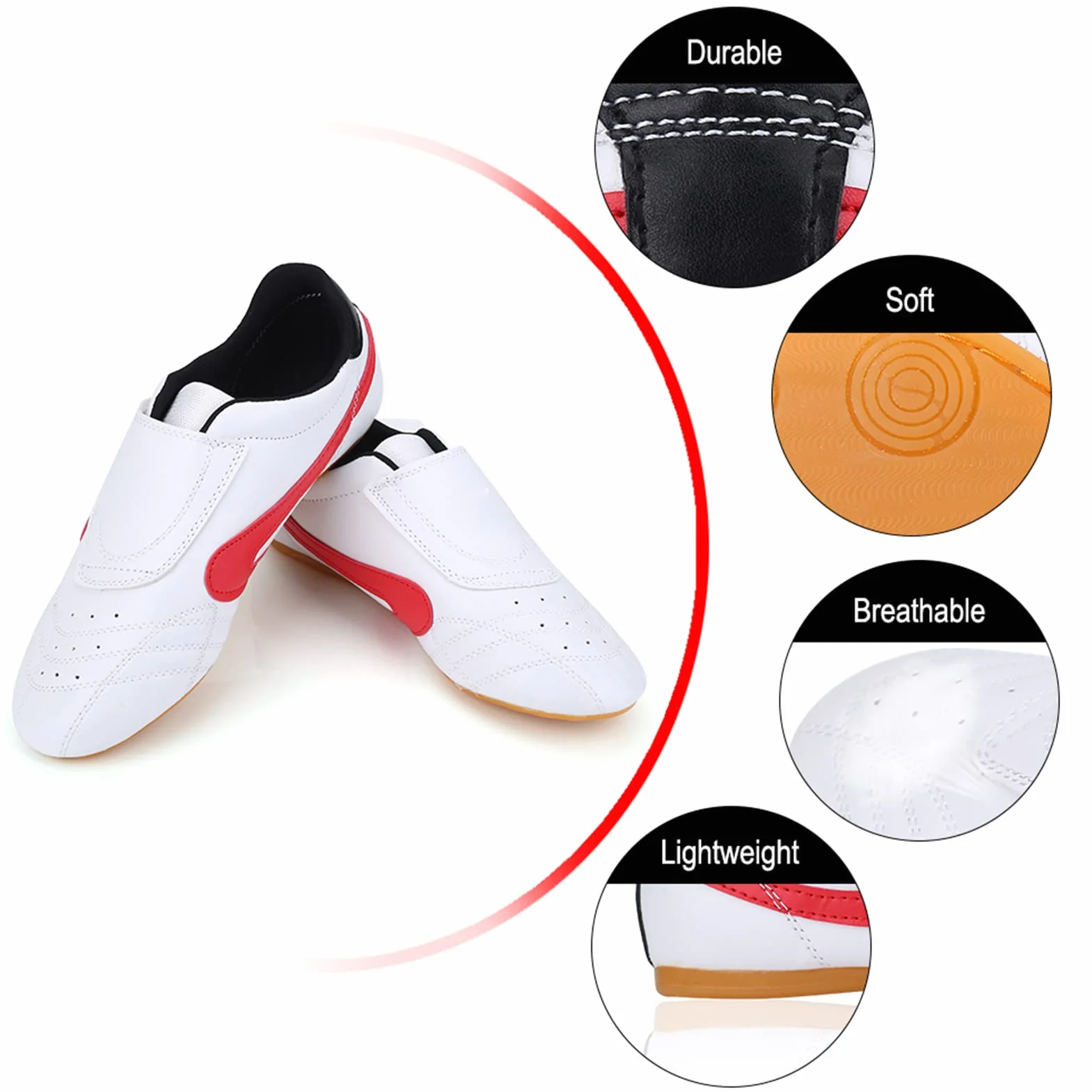 Buty Taekwondo, Unisex Boks Sportowe Buty Gimnastyczne dla Dzieci Dorośli dla Taekwondo Boks Karate Kung Fu