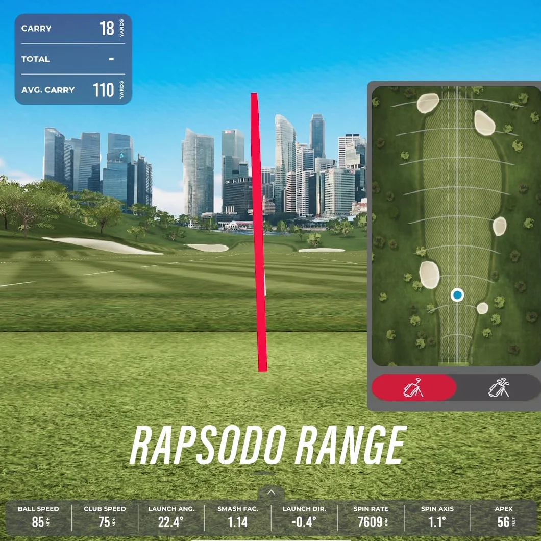 Rapsodo MLM2PRO mobilny monitor uruchamiania + symulator golfa