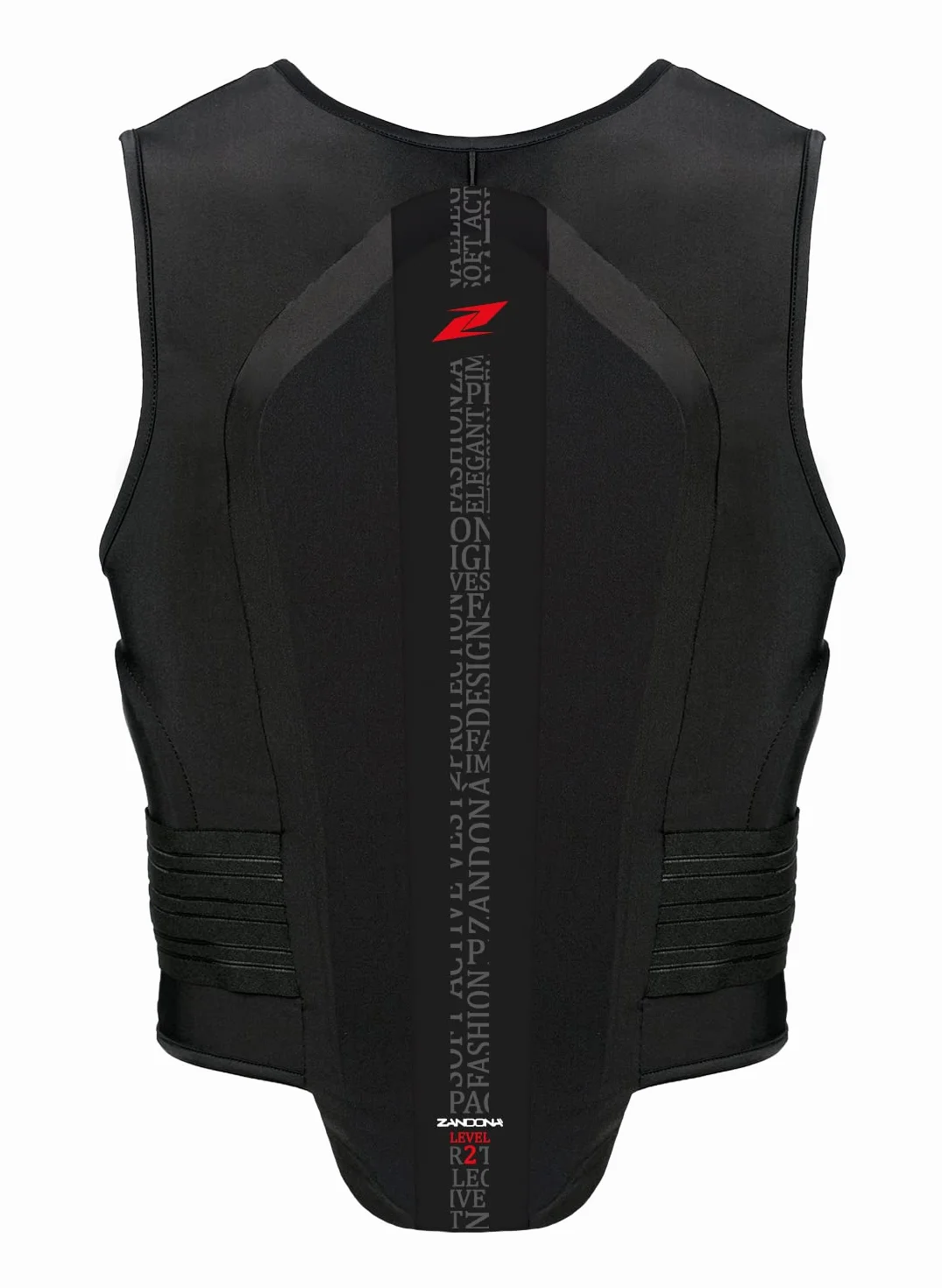 Zandonà Soft Vest PRO x7 (Wysokość 168-177cm, talia 78-85cm), Kamizelka Ochronna Jazda konna Unisex Dorosły, Unisex Czarny), S