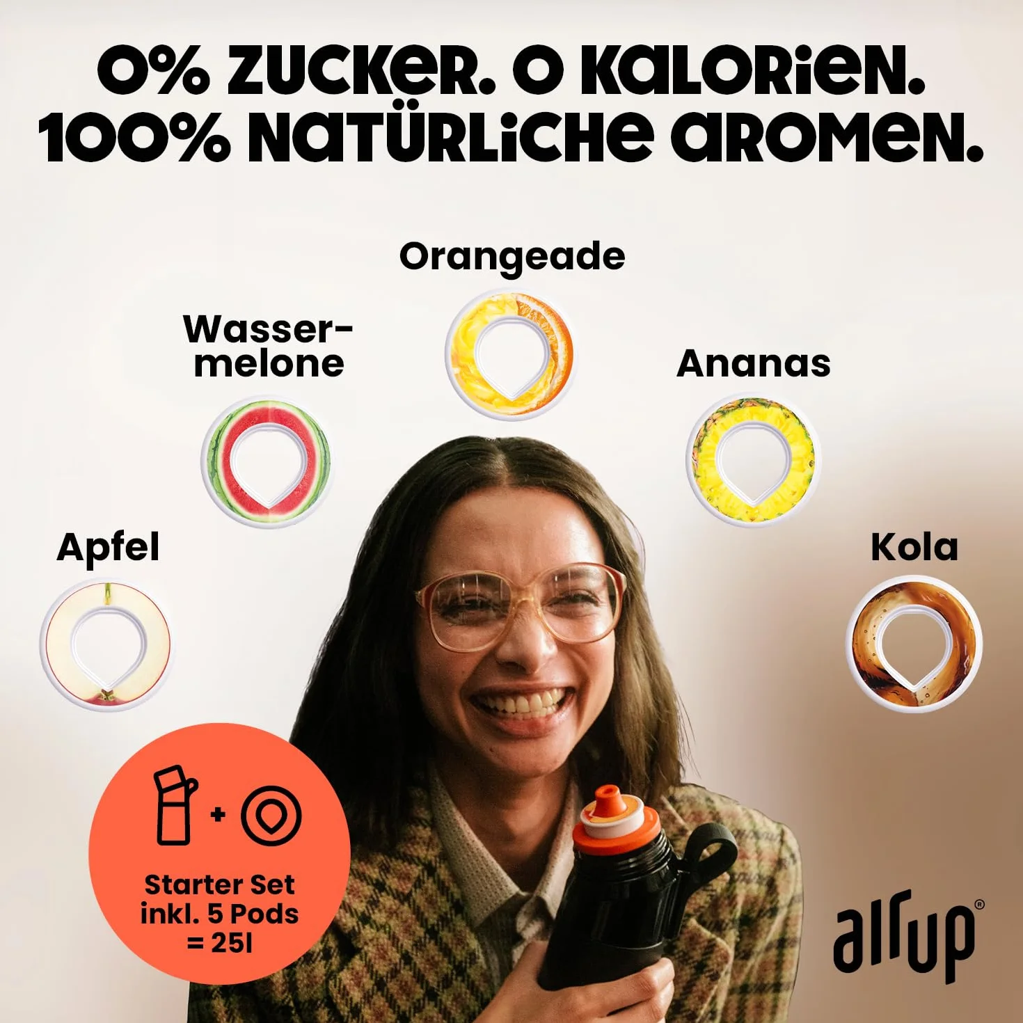 Air Up® Oryginalny Zestaw Startowy Gen 2 Butelka 1 l Szary