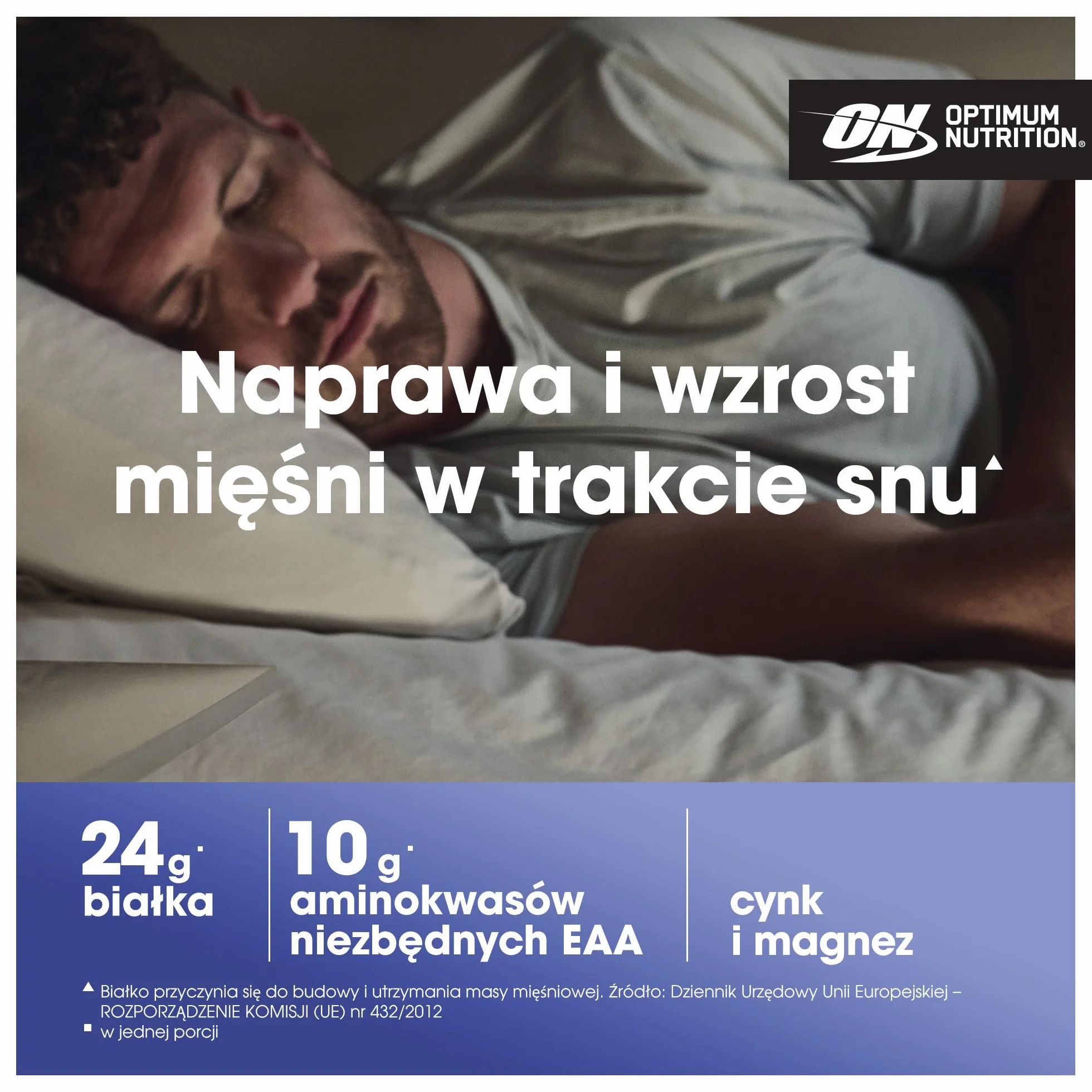 Optimum Nutrition Gold Standard 100% Casein Wolno przyswajalna odżywka na noc z cynkiem, magnezem i aminokwasami, wspomagająca wzrost i odbudowę mięśni, smak Chocolate Supreme, 55 porcji, 1,82 kg