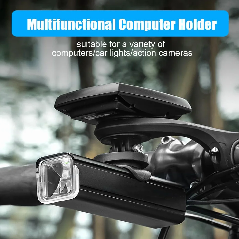 Uchwyt na komputer rowerowy, regulowany przedni uchwyt kompatybilny z Igs Gps Gopro Garmin Edge akcesoria rowerowe do roweru szosowego MTB Bike uchwyt na kierownicę do komputera rowerowego