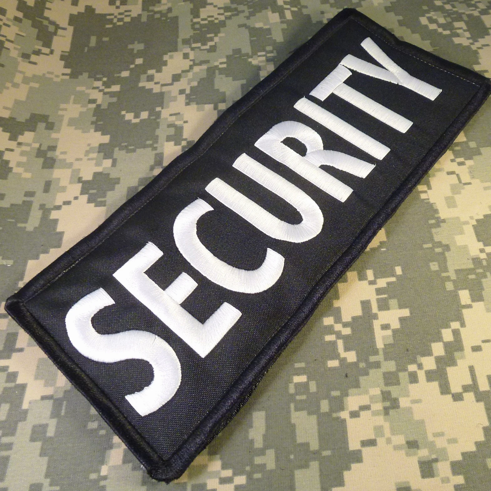 LEGEEON Security Big XL 10x4 inch Vest Tactical Embroidered Nylon Hook-and-Loop Patch