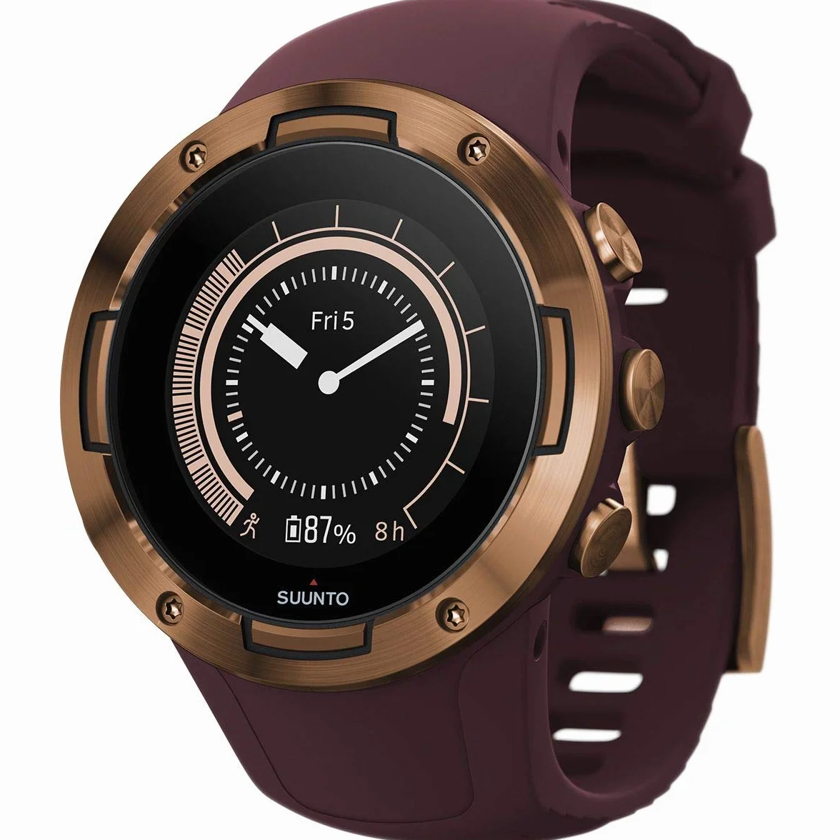 Suunto 5 lekkich, kompaktowych zegarków sportowych GPS z 24/7 Activity Tracker i pomiarem tętna na nadgarstku