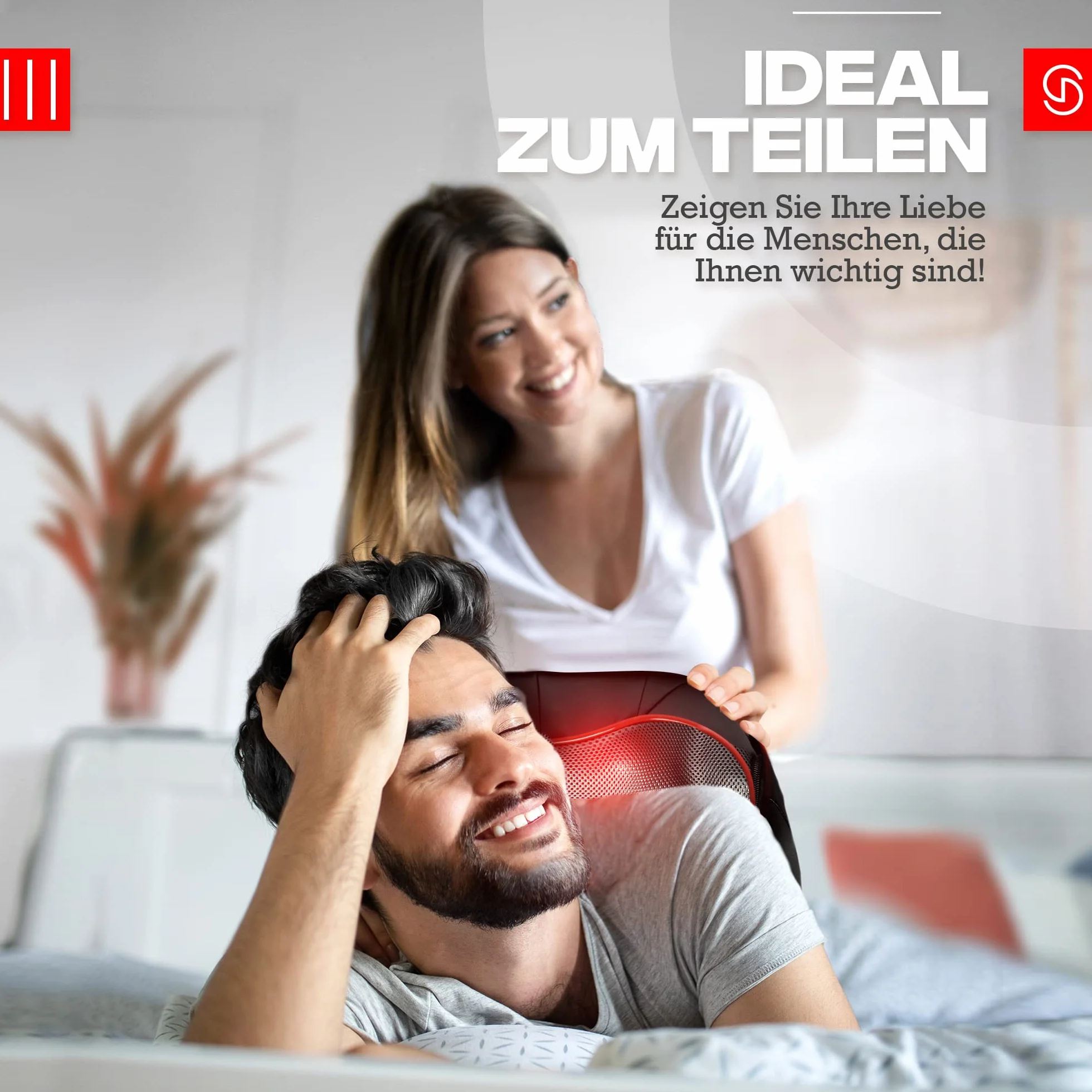 Shiatsu masażer karku, z ogrzewaniem, do masażu szyi, pleców, karku, ramion, karku, pleców, karku, pleców, masażu, karku, szyi