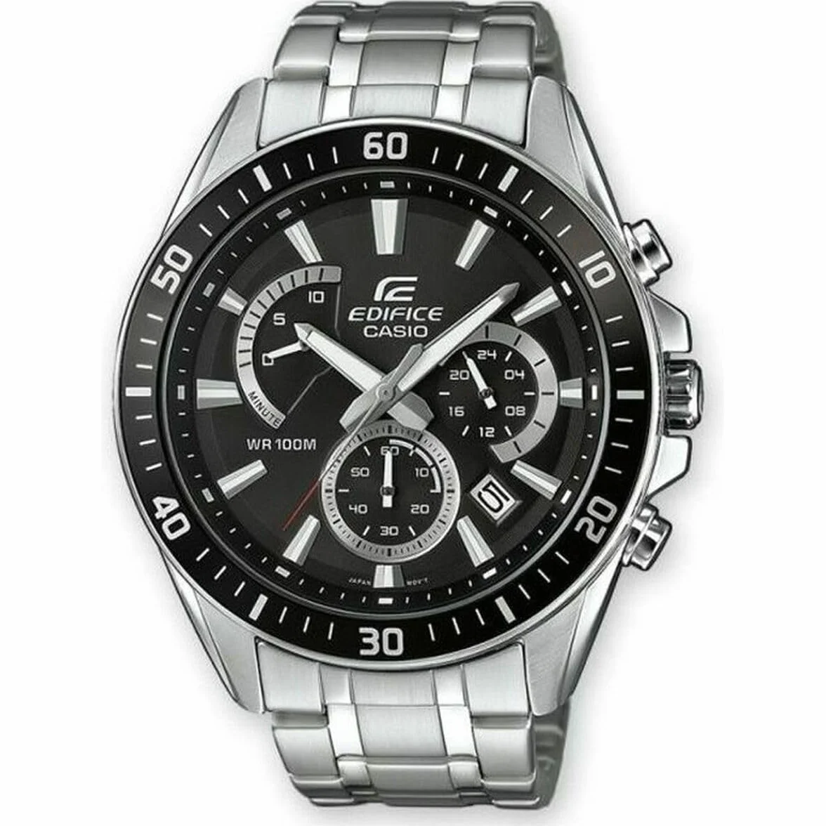 Casio Edifice Męski zegarek na rękę ze stali nierdzewnej 10 bar