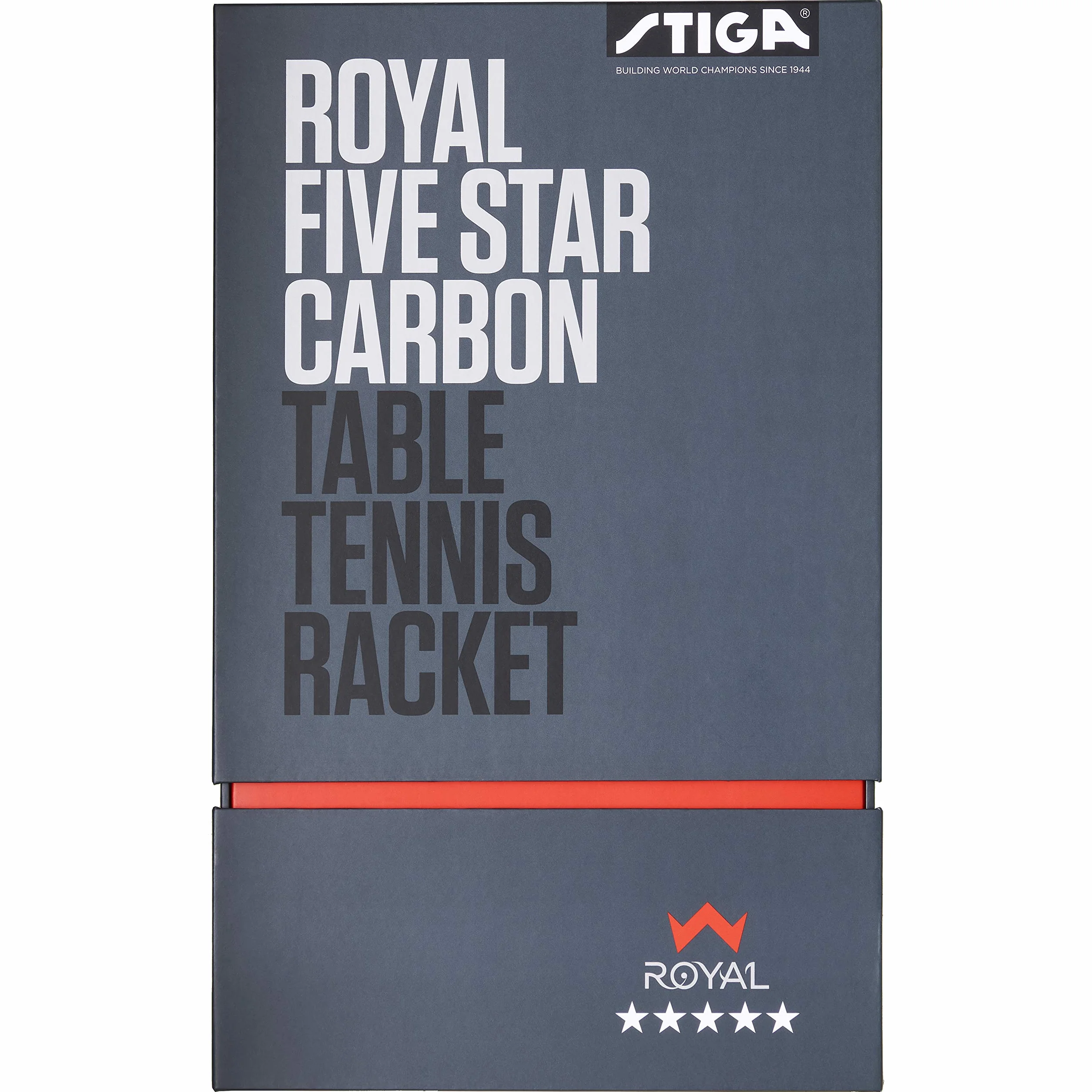 Stiga Pro Carbon 5-gwiazdkowa rakieta do tenisa stołowego czarna/czerwona