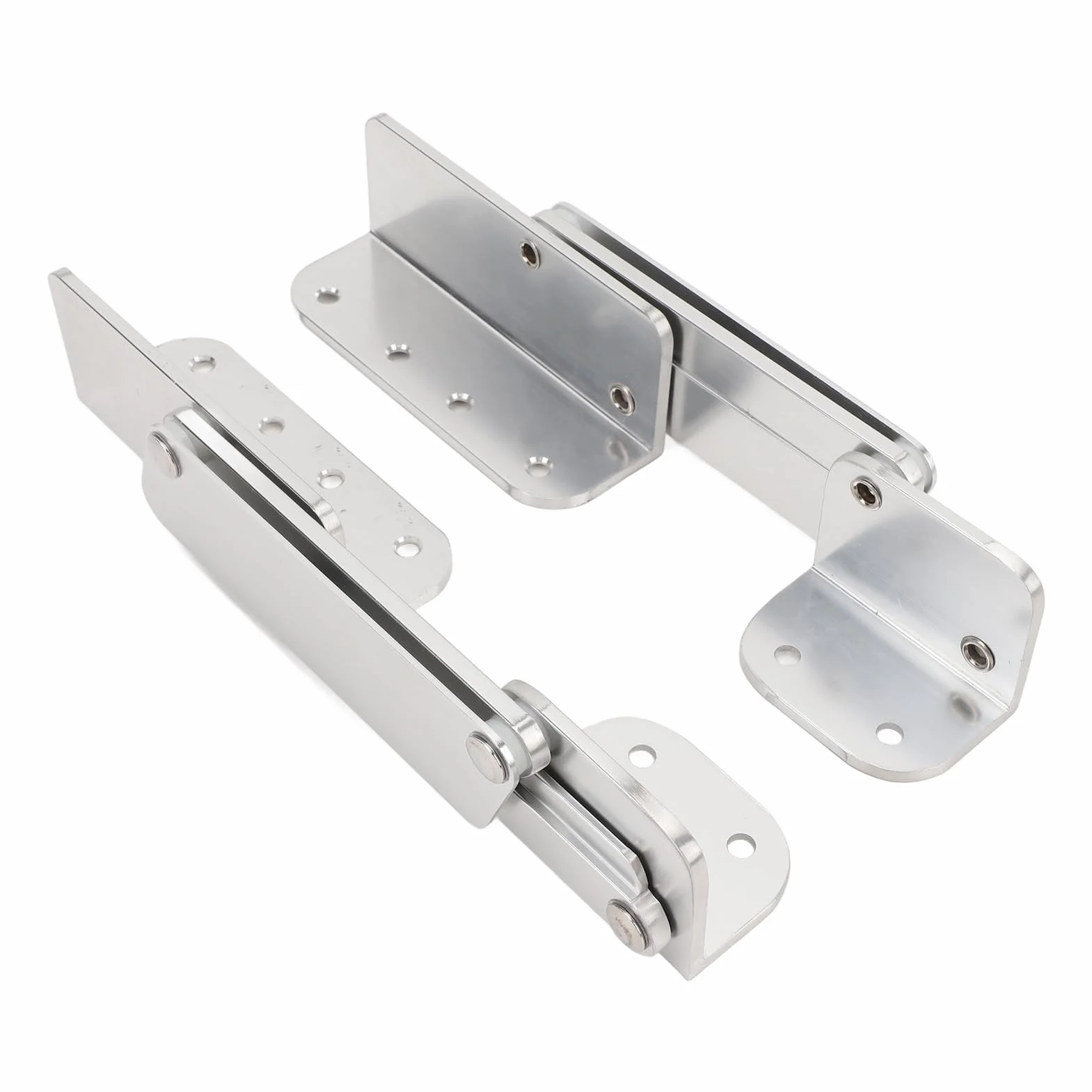 Zawiasy Mocujące do Siedziska łodzi, 2 szt. Stop Aluminium Zawias do Siedzenia łodzi ze Stopu Aluminium Składany Zawias do Siedzenia łodzi Łatwa Instalacja na Jachcie