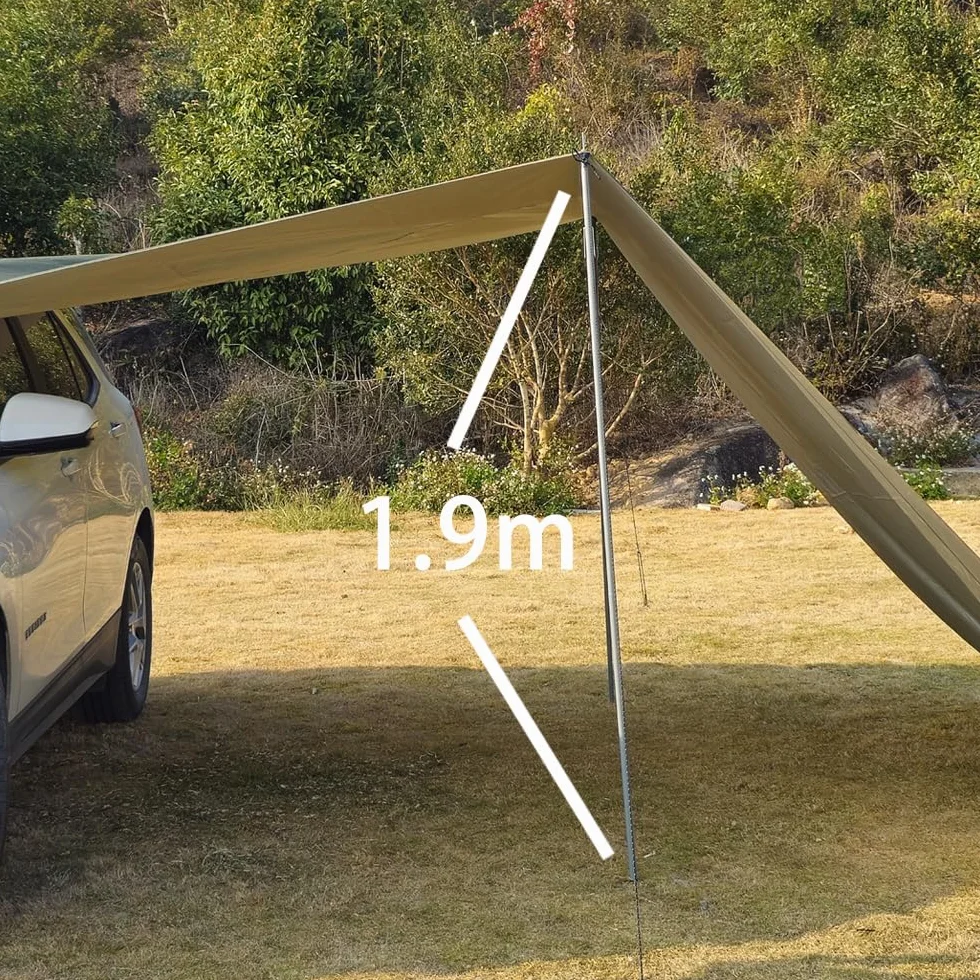 Markiza samochodowa 3 x 5 m wodoodporna na kemping SUV