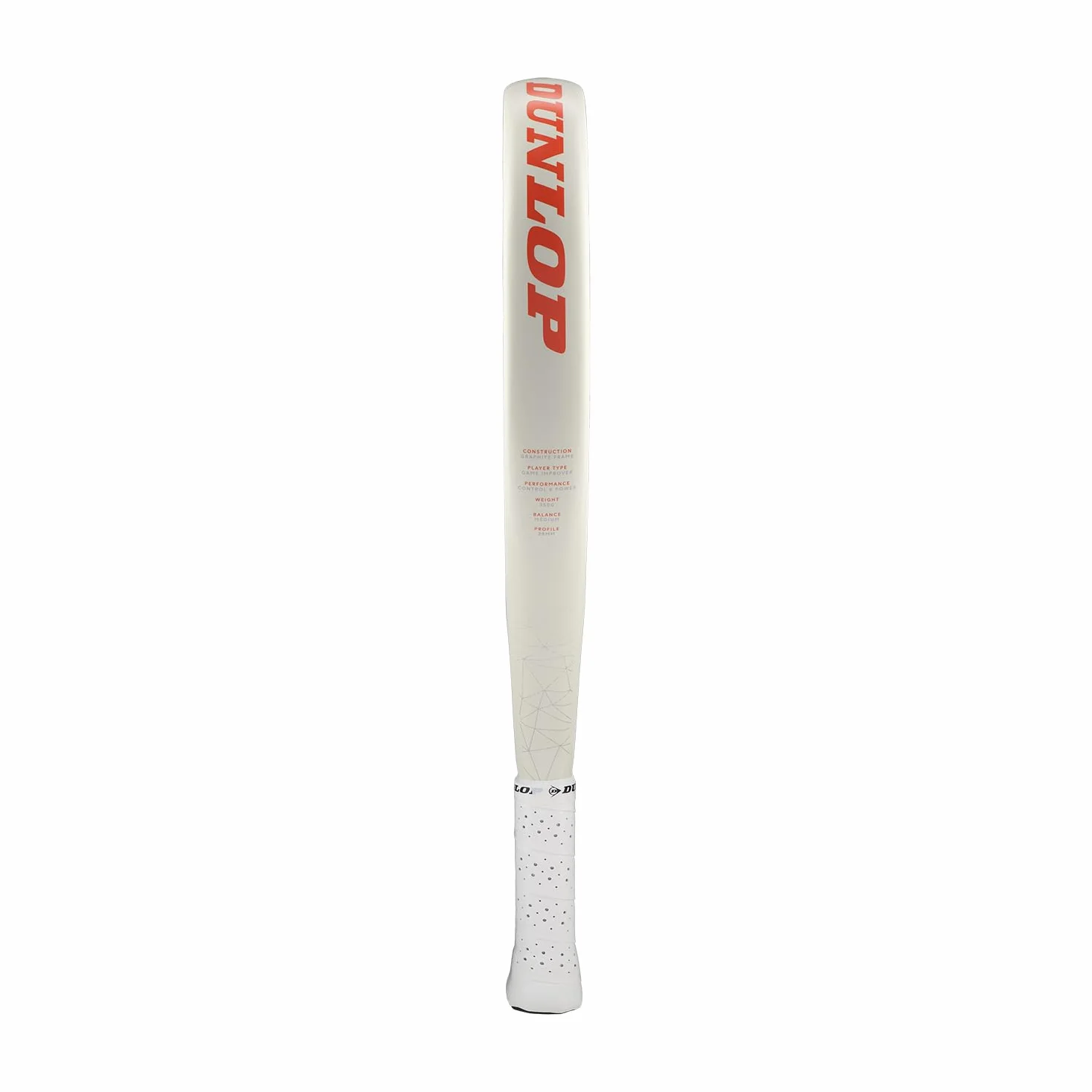DUNLOP Padel Bat Nanomax Lite – hybrydowa ramka grafitowa – średni balans miękki rdzeń EVA, lekki kij sterujący