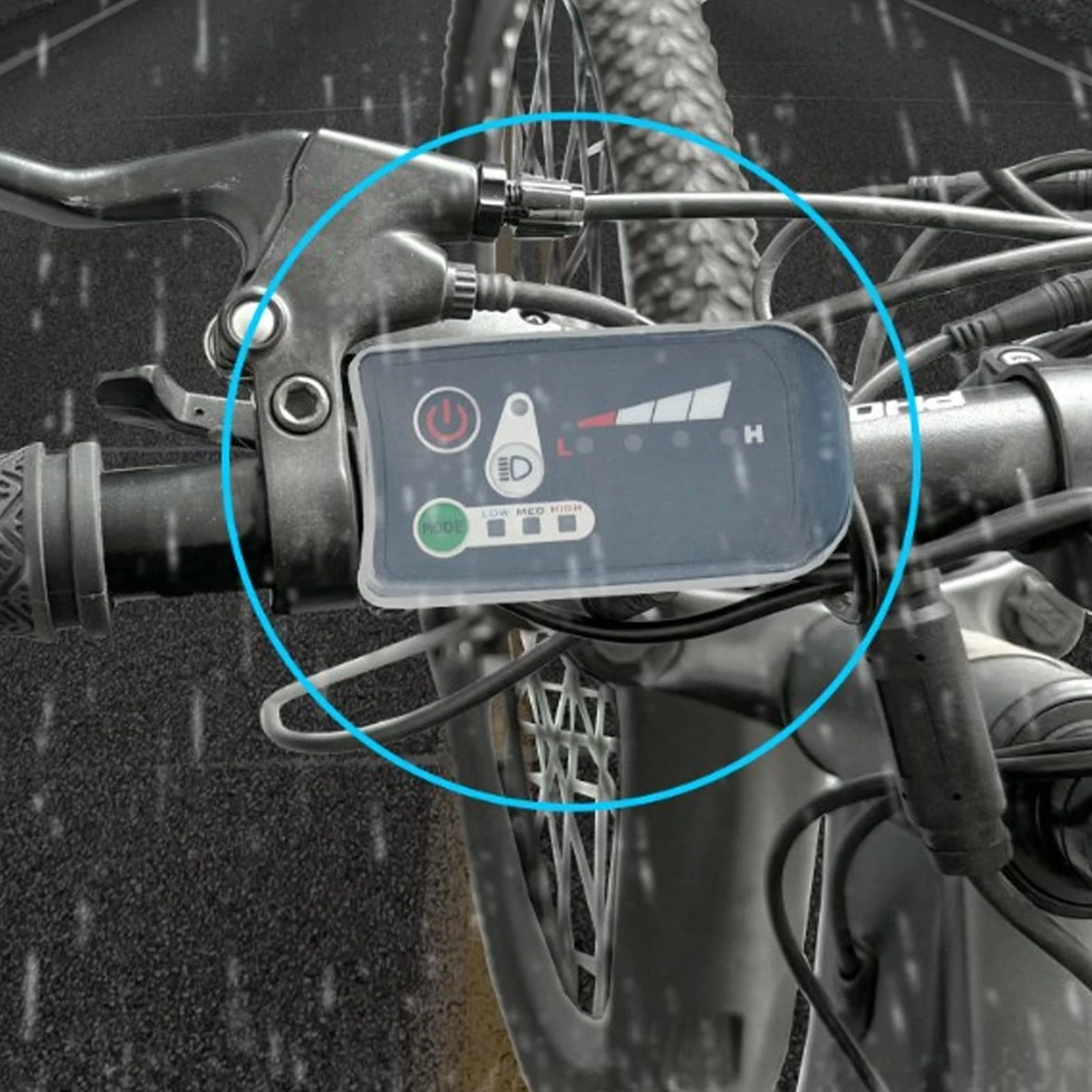 Silikonowa Osłona Ochronna Wodoodporna Osłona Monitora Prędkościomierza Roweru Elektrycznego na Ekran Wyświetlacza 790 810 880