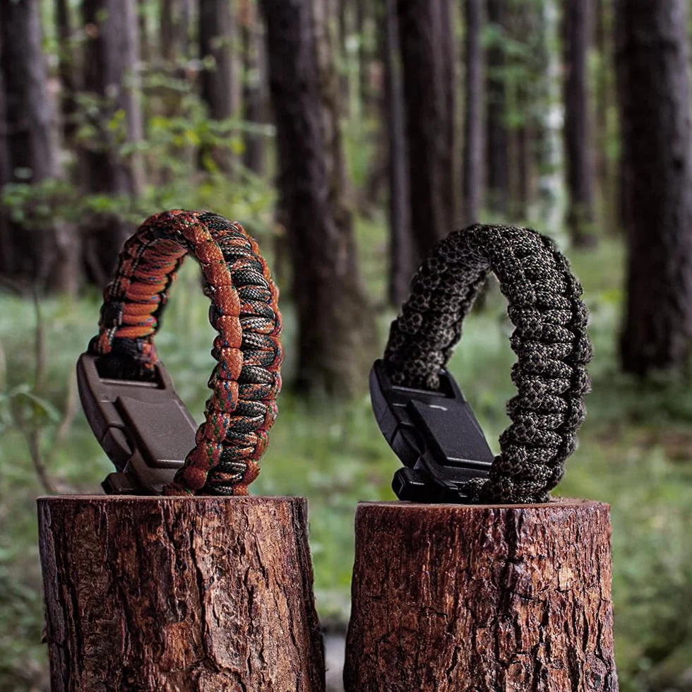 Paracord 550 lb, 7-żyłowa lina spadochronowa typu III, 50 stóp, 4 mm, nylonowa linka spadochronowa do biwakowania, Biały